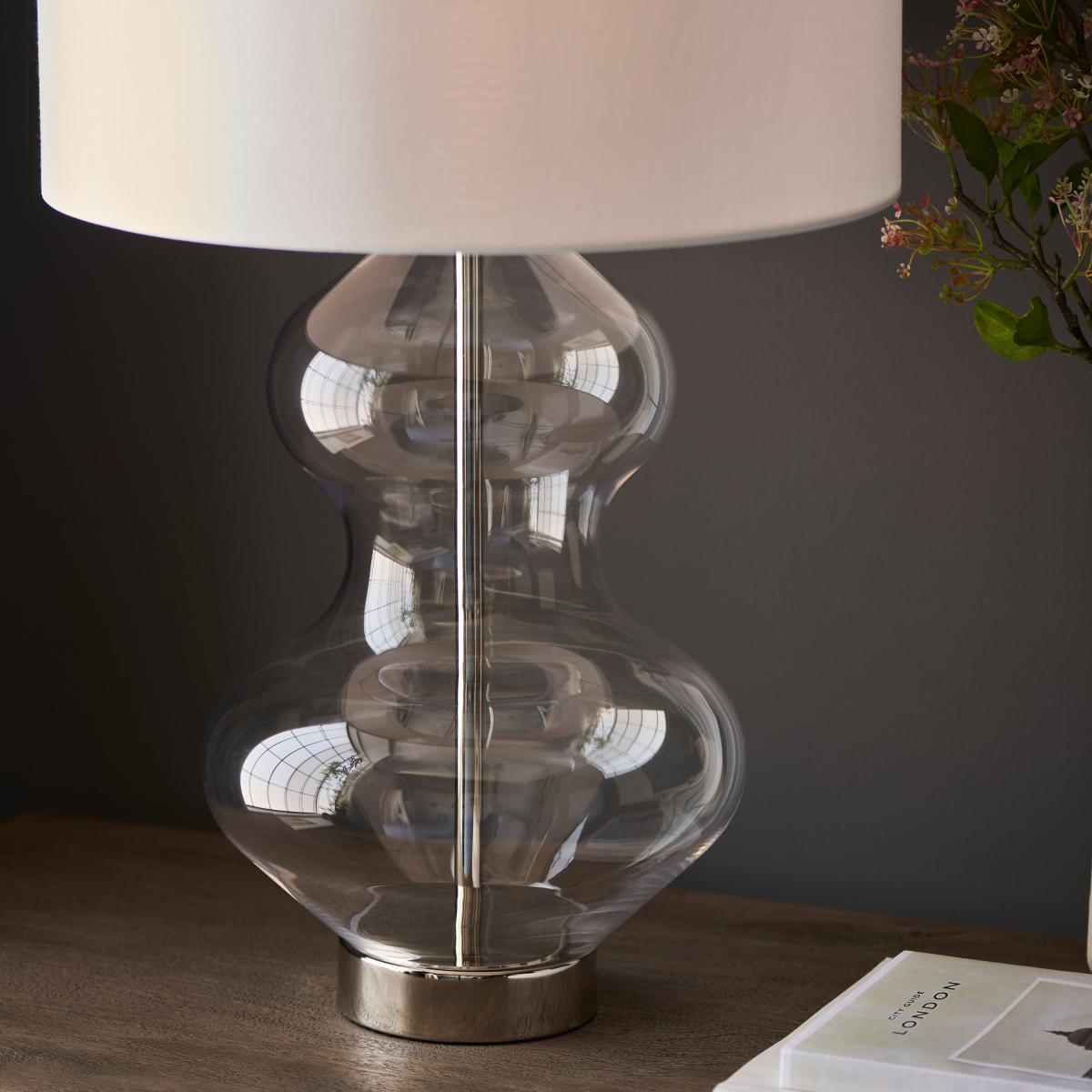 Kelda Shaped Table Lamp - Vintage White – image 3