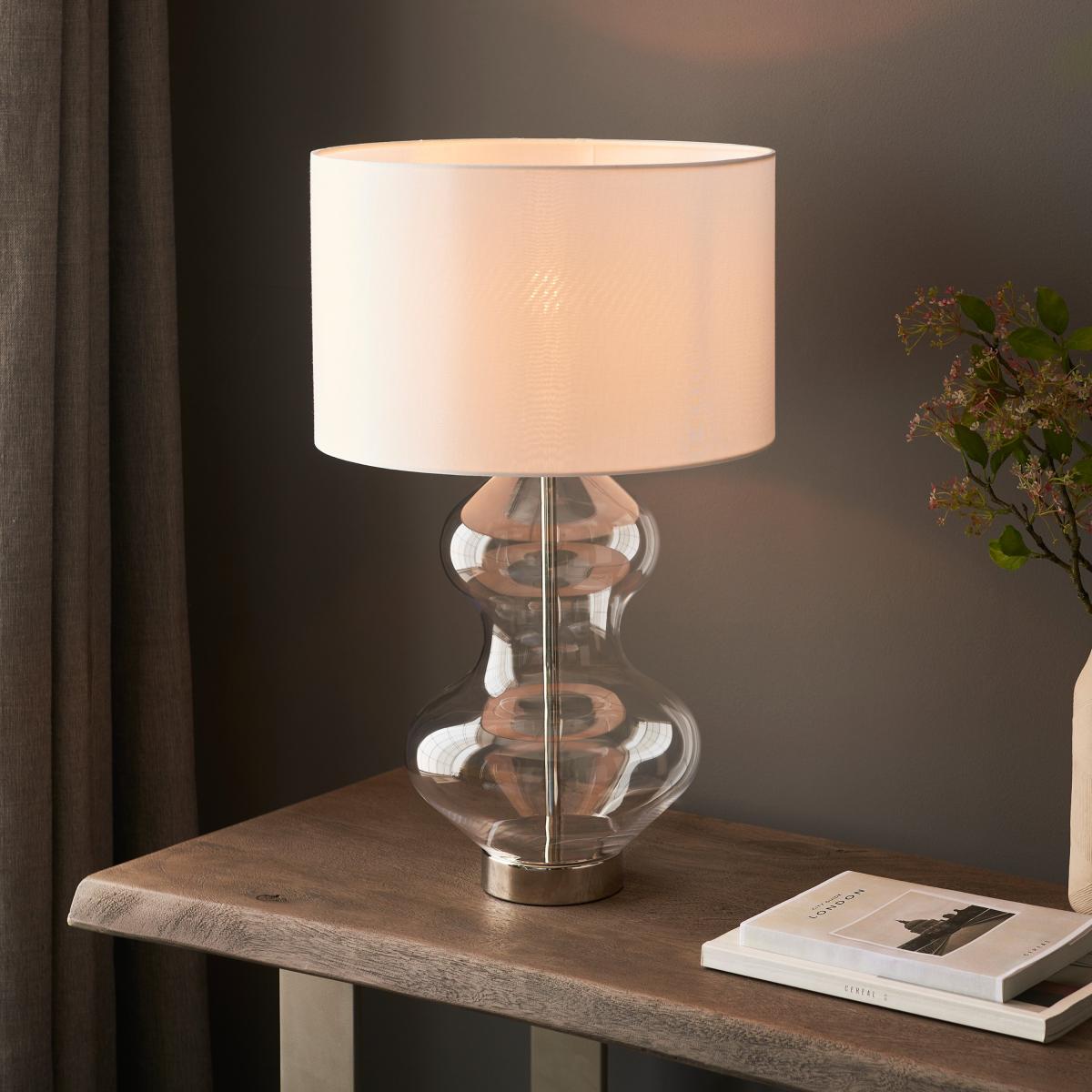 Kelda Shaped Table Lamp - Vintage White – image 4