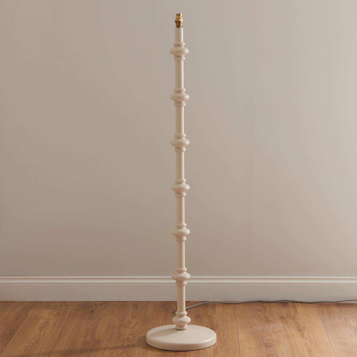 Carnaby Floor Lamp Base - Almond White – image 1