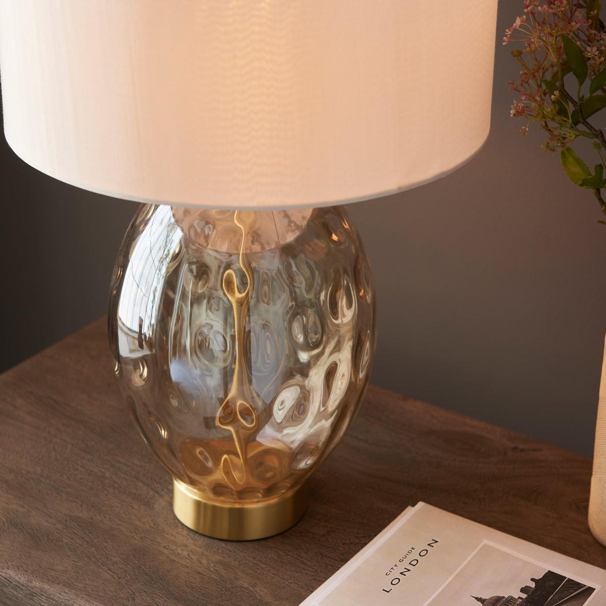 Elin Dimple Table Lamp - Champagne – image 3