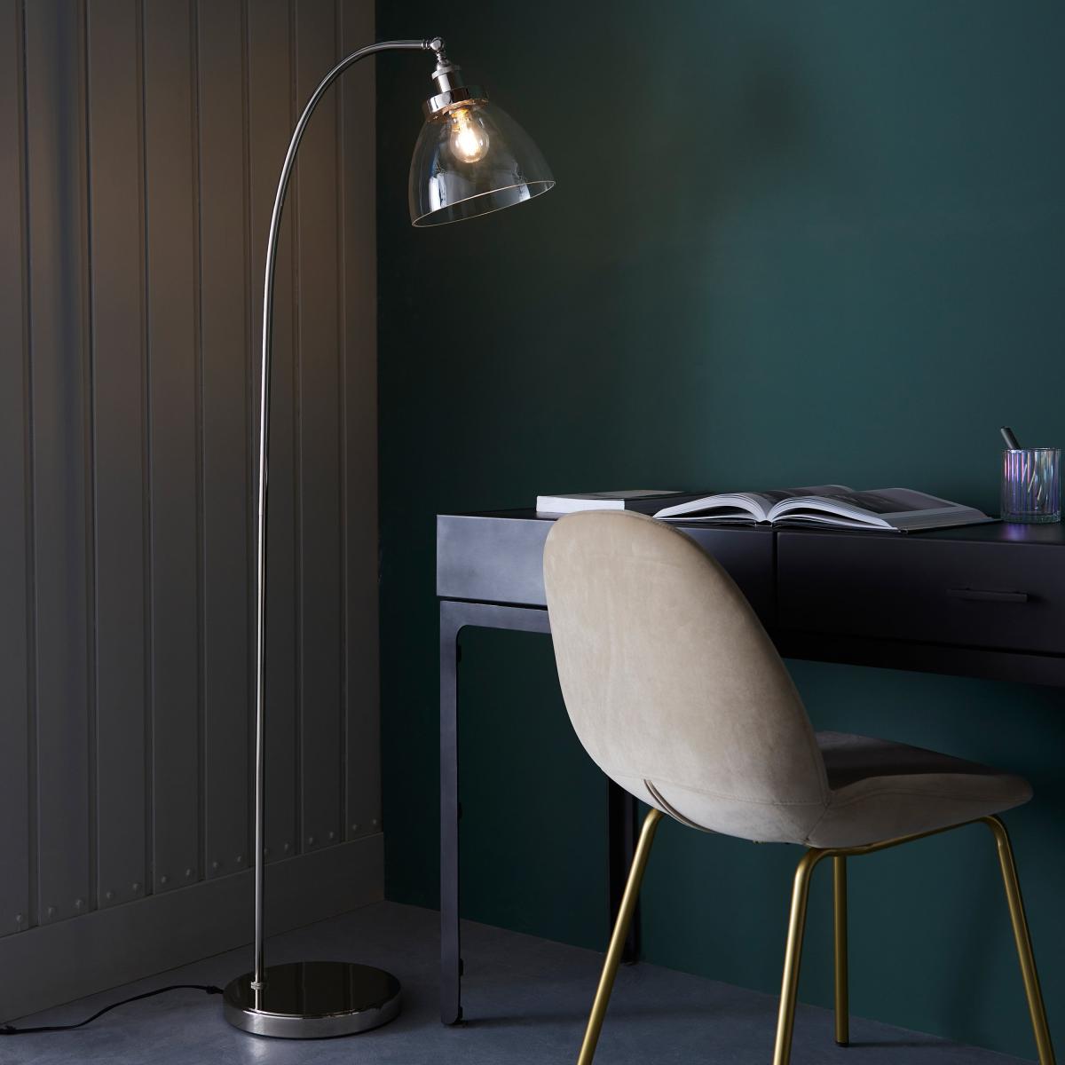 Hansen Floor Lamp - Bright Nickel – image 1