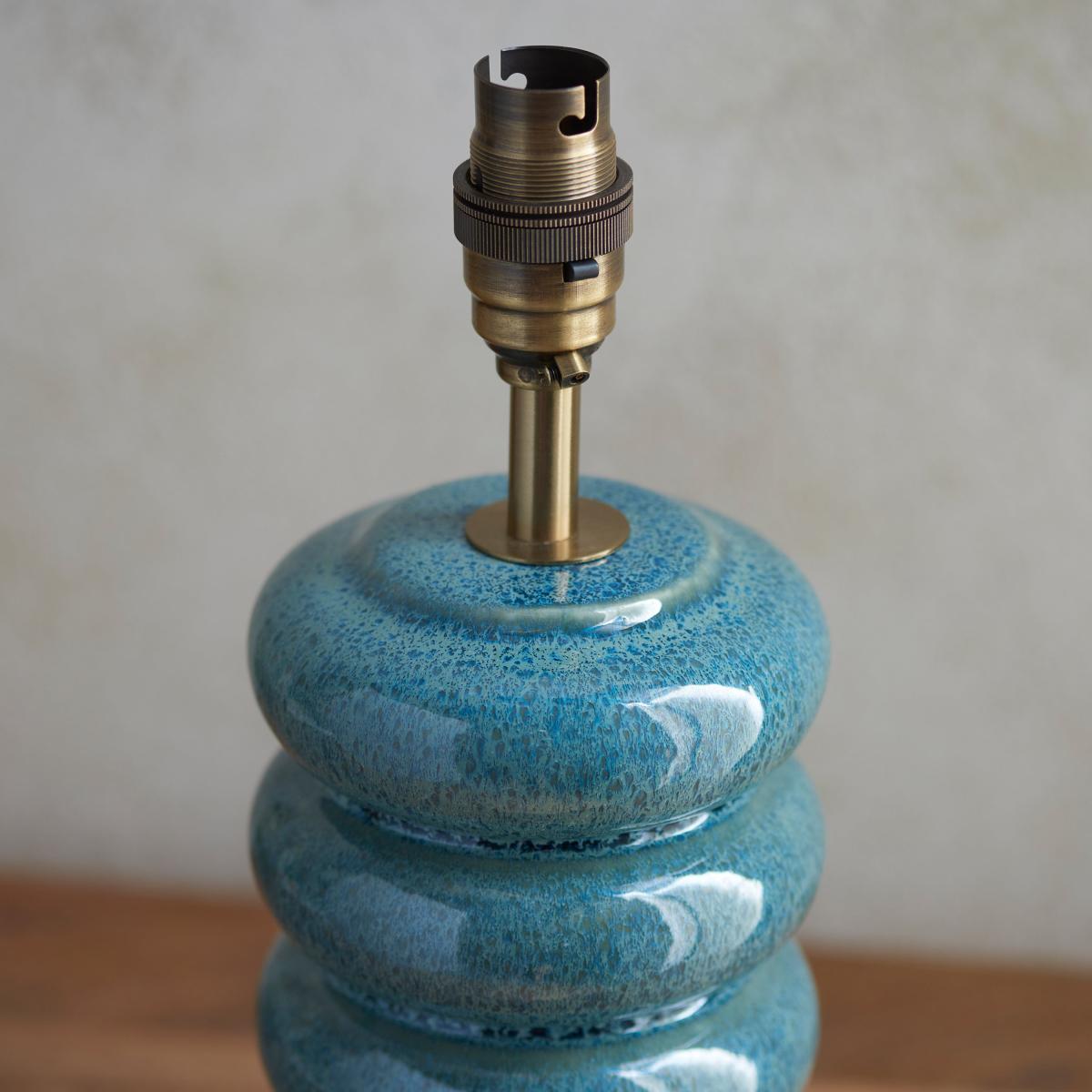 Squash Table Lamp Base - Ocean Spray – image 3