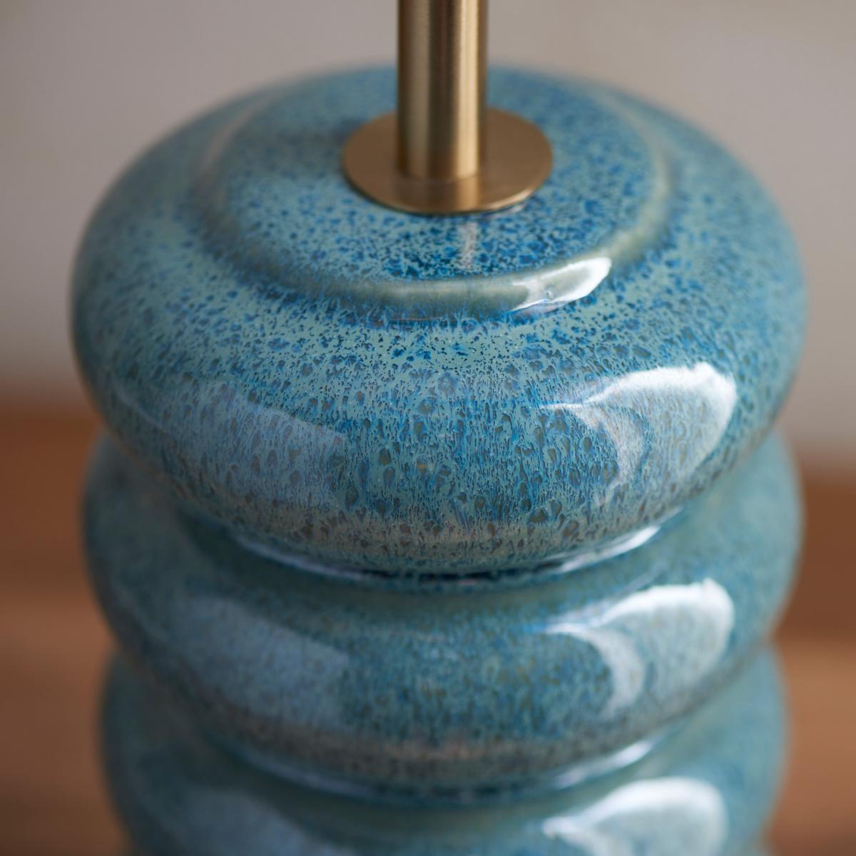 Squash Table Lamp Base - Ocean Spray – image 4