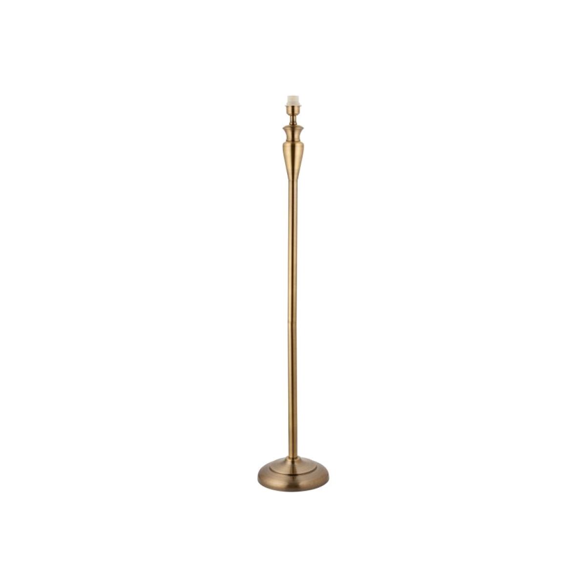 Oslo 1 Light Floor Lamp - Antique Brass