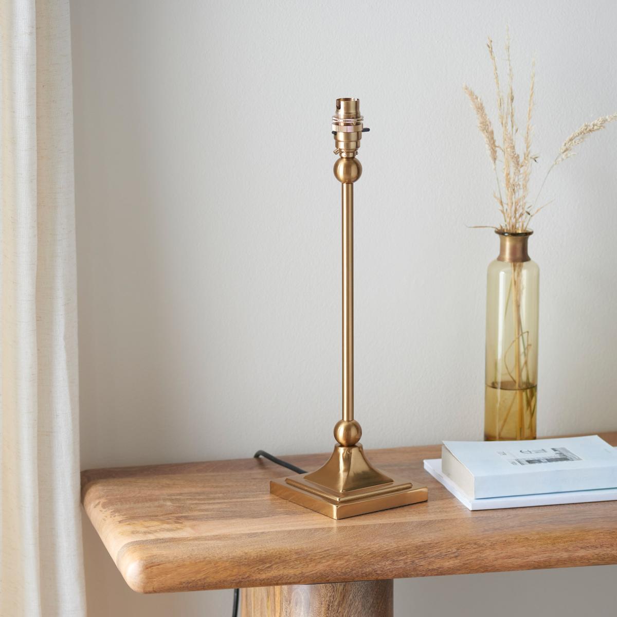 Santiago Table Lamp Base - Brushed Brass – image 5