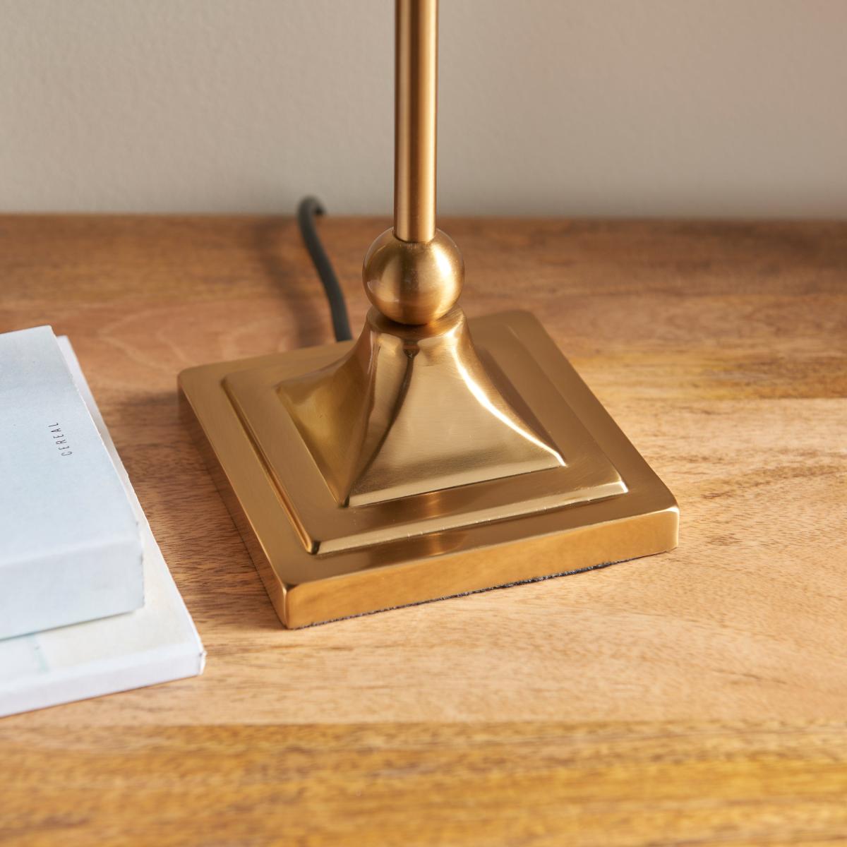 Santiago Table Lamp Base - Brushed Brass – image 6