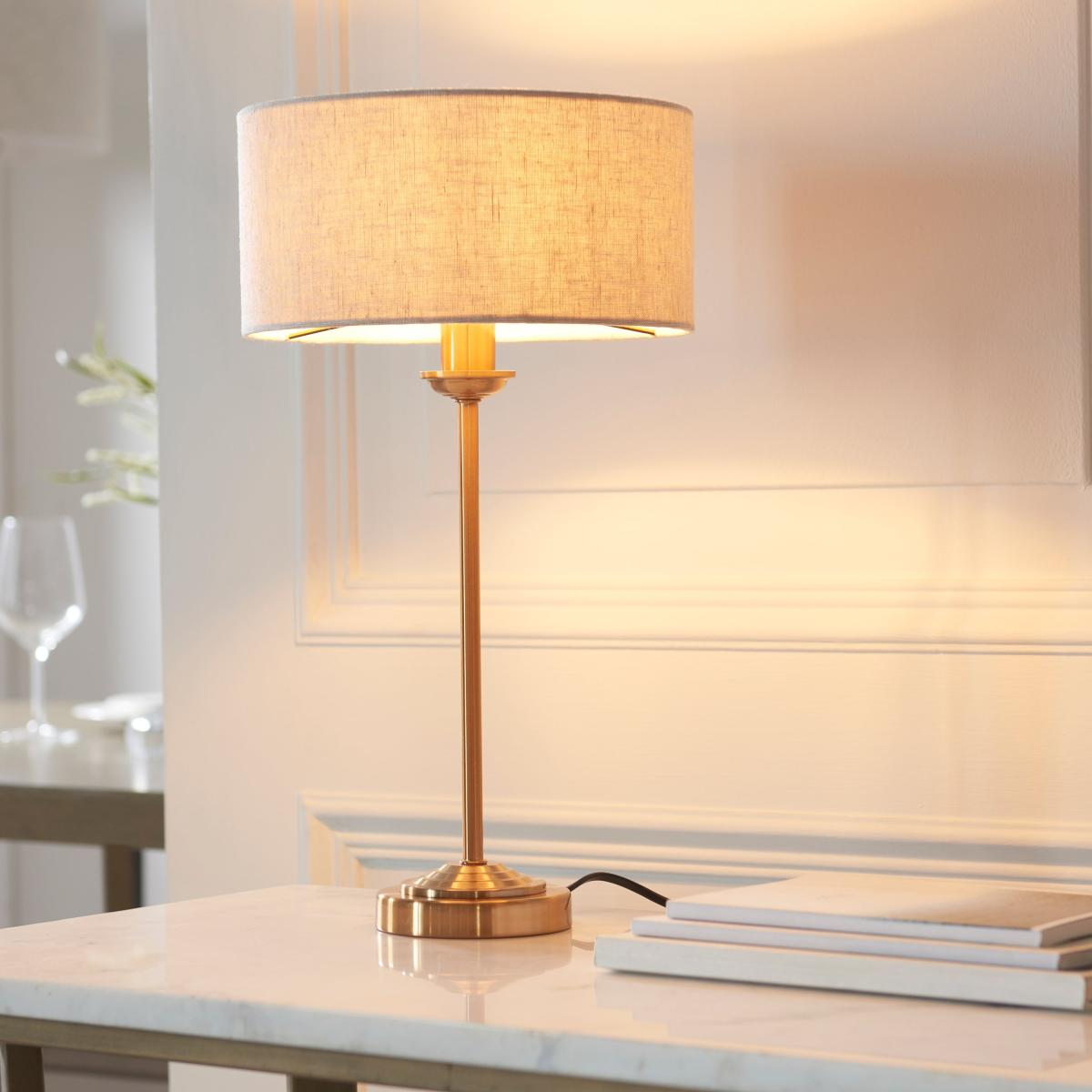 Highclere Table Lamp - Vintage Brass – image 1