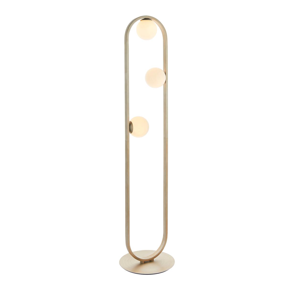 Enzo 3 Floor Lamp - Brushed Silver – image 2