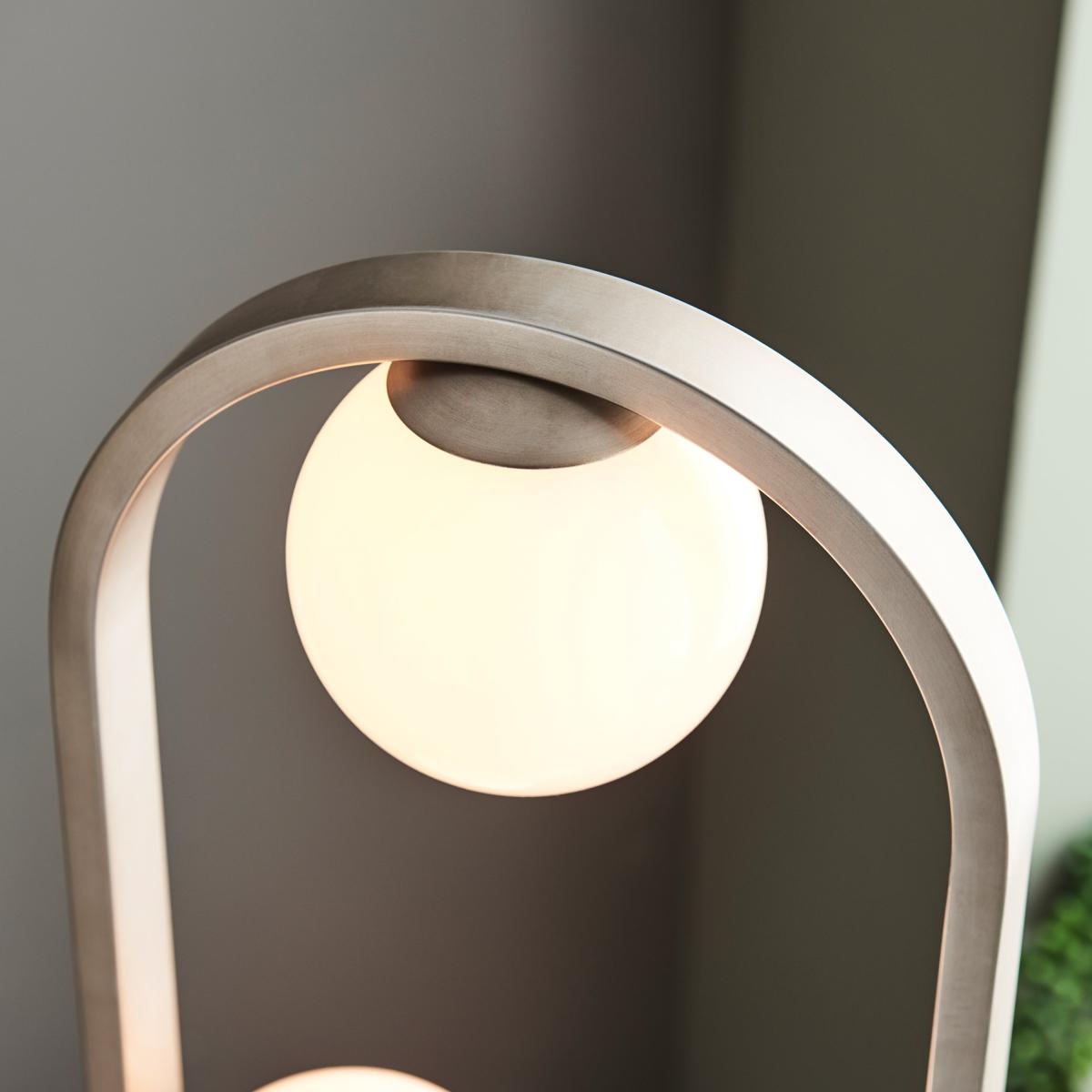 Enzo 3 Floor Lamp - Brushed Silver – image 4