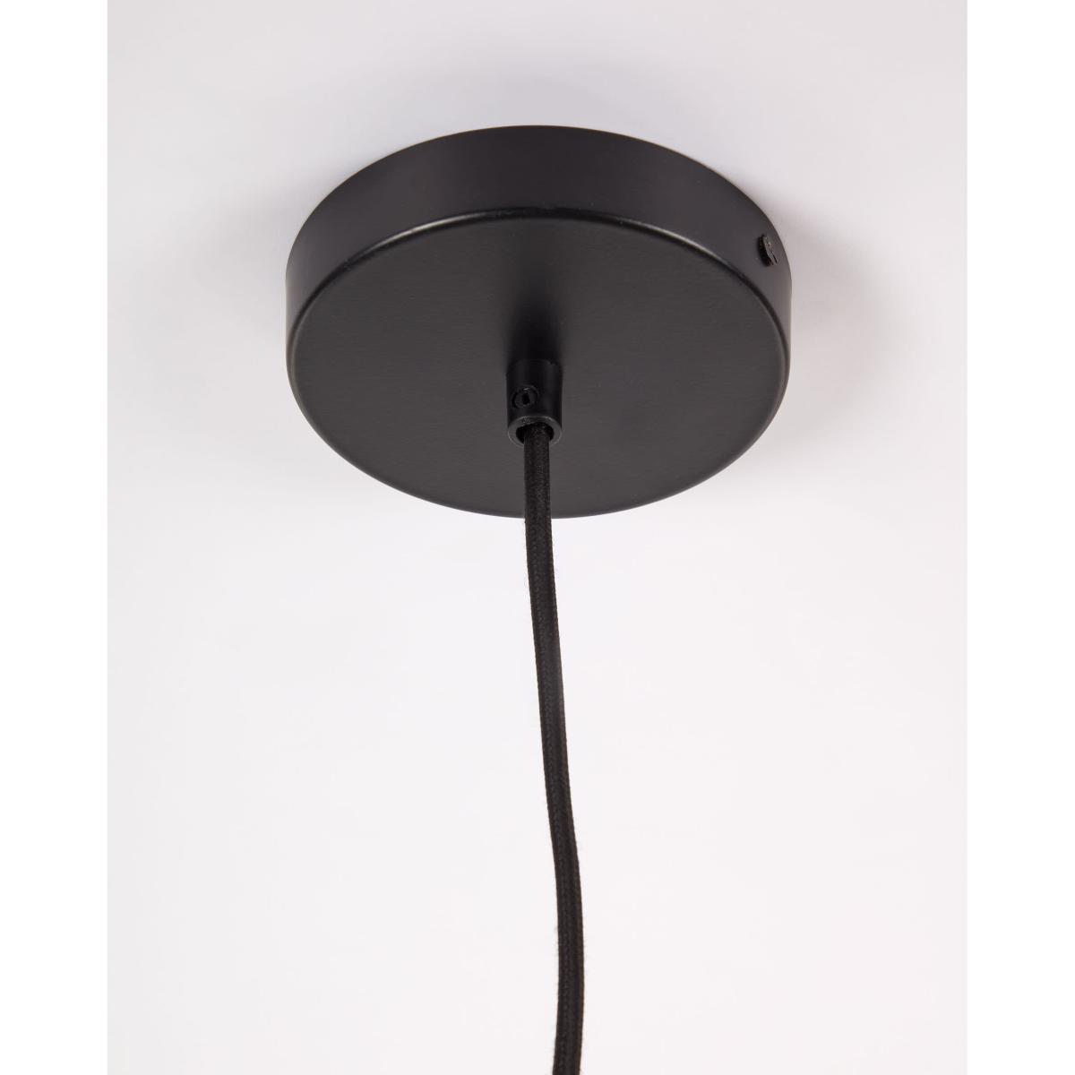 Yuvia cotton ceiling lamp with a beige and blue finish – image 6