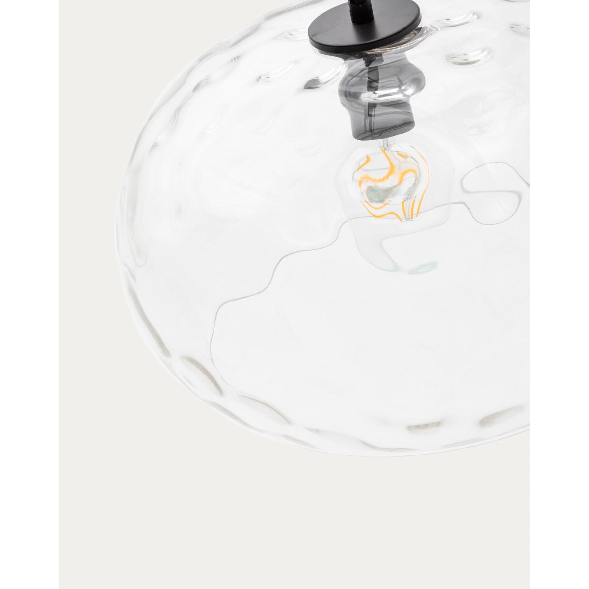 Balma transparent glass ceiling lamp, Ø 40 cm – image 2