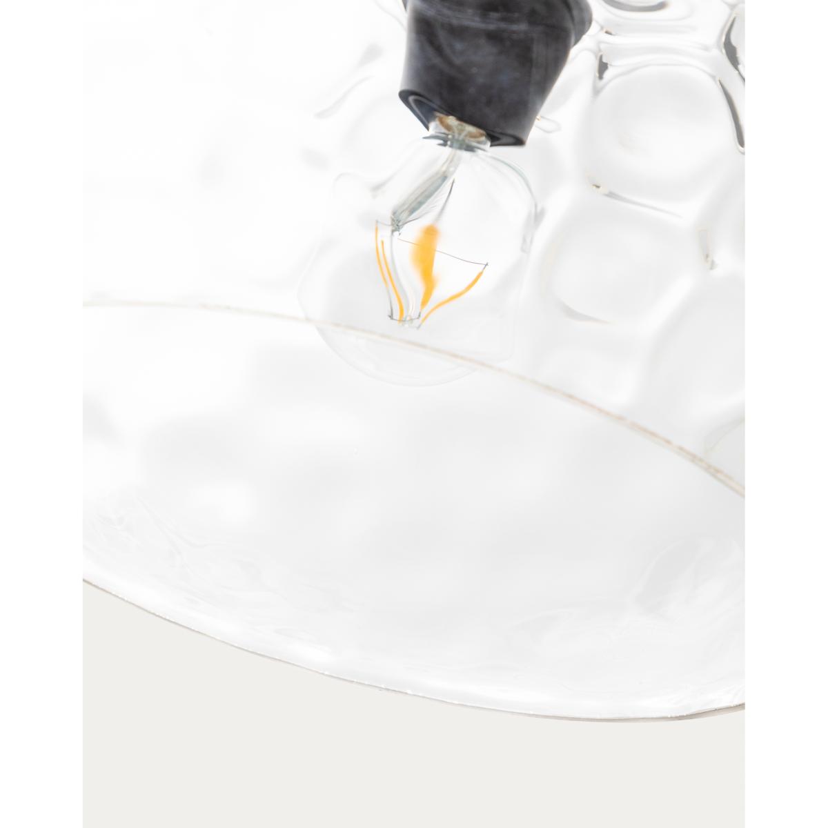Balma transparent glass ceiling lamp, Ø 40 cm – image 3