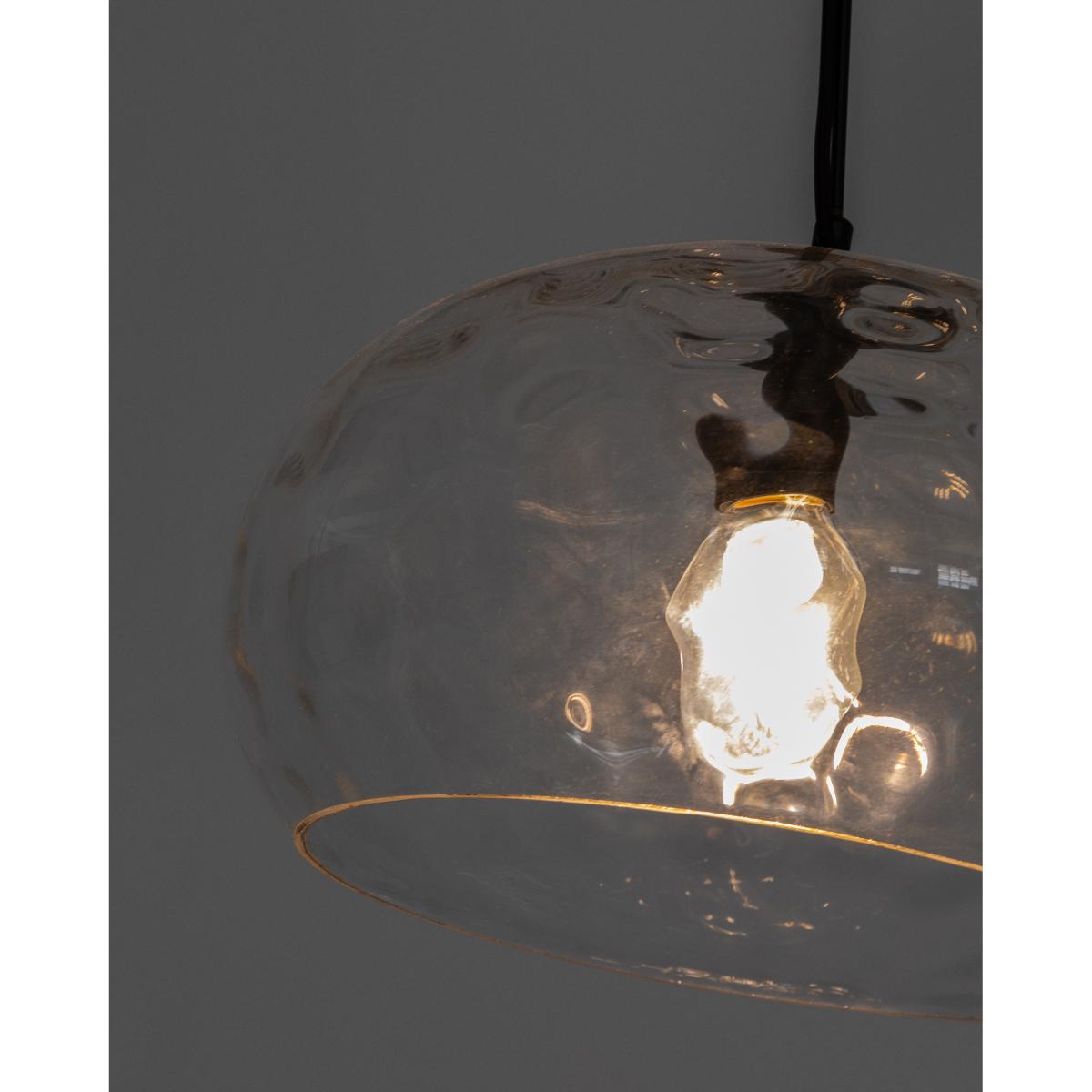 Balma transparent glass ceiling lamp, Ø 40 cm – image 4