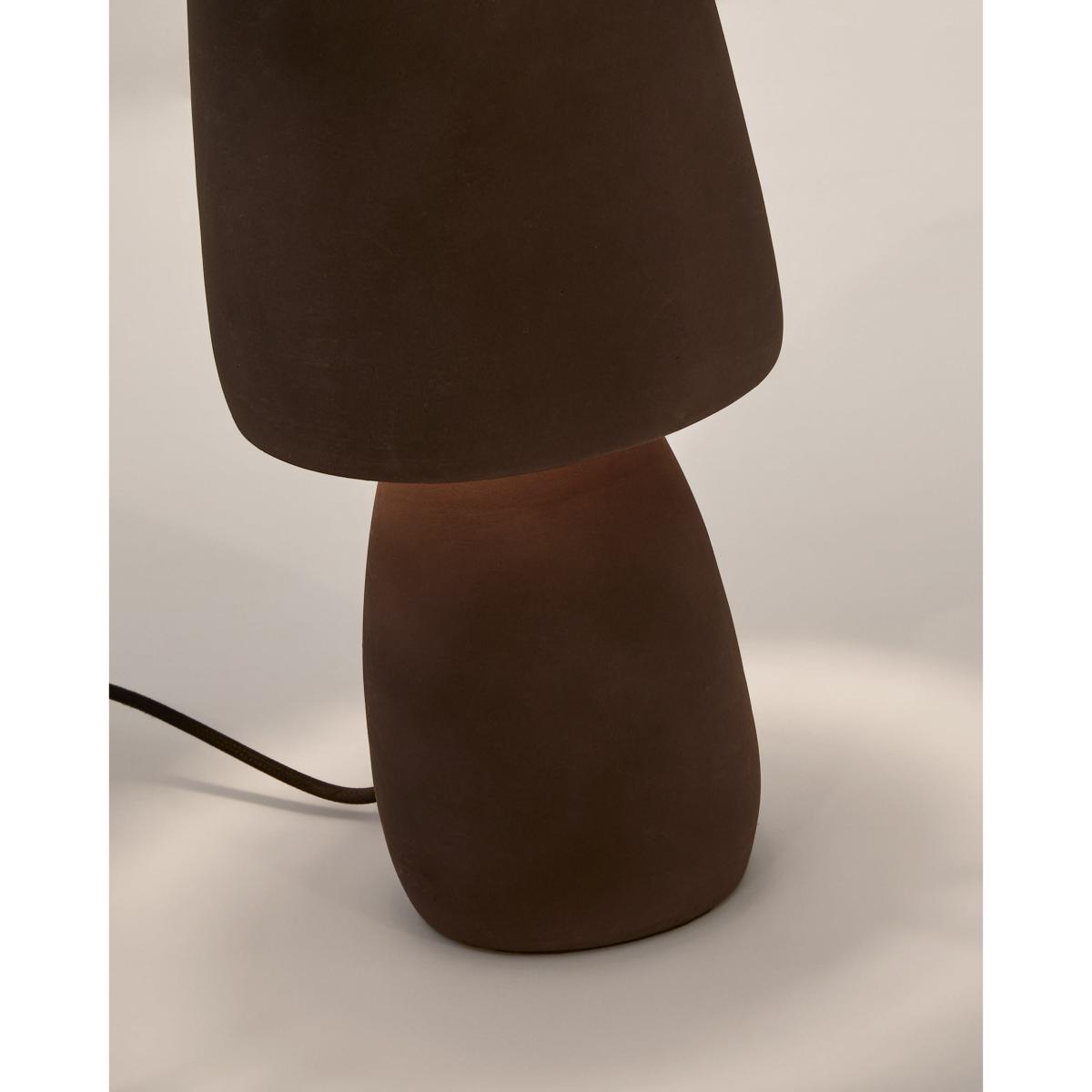 Tandy brown terracotta table lamp – image 2