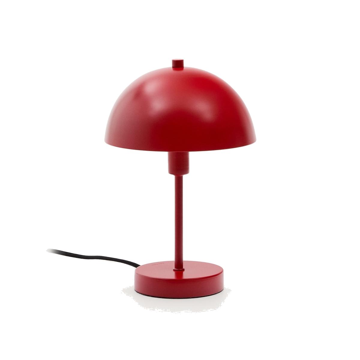 Oronja metal table lamp in a red painted finish. UK adapter – image 1