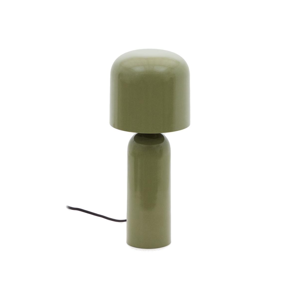 Monze table lamp in green painted metal – image 1