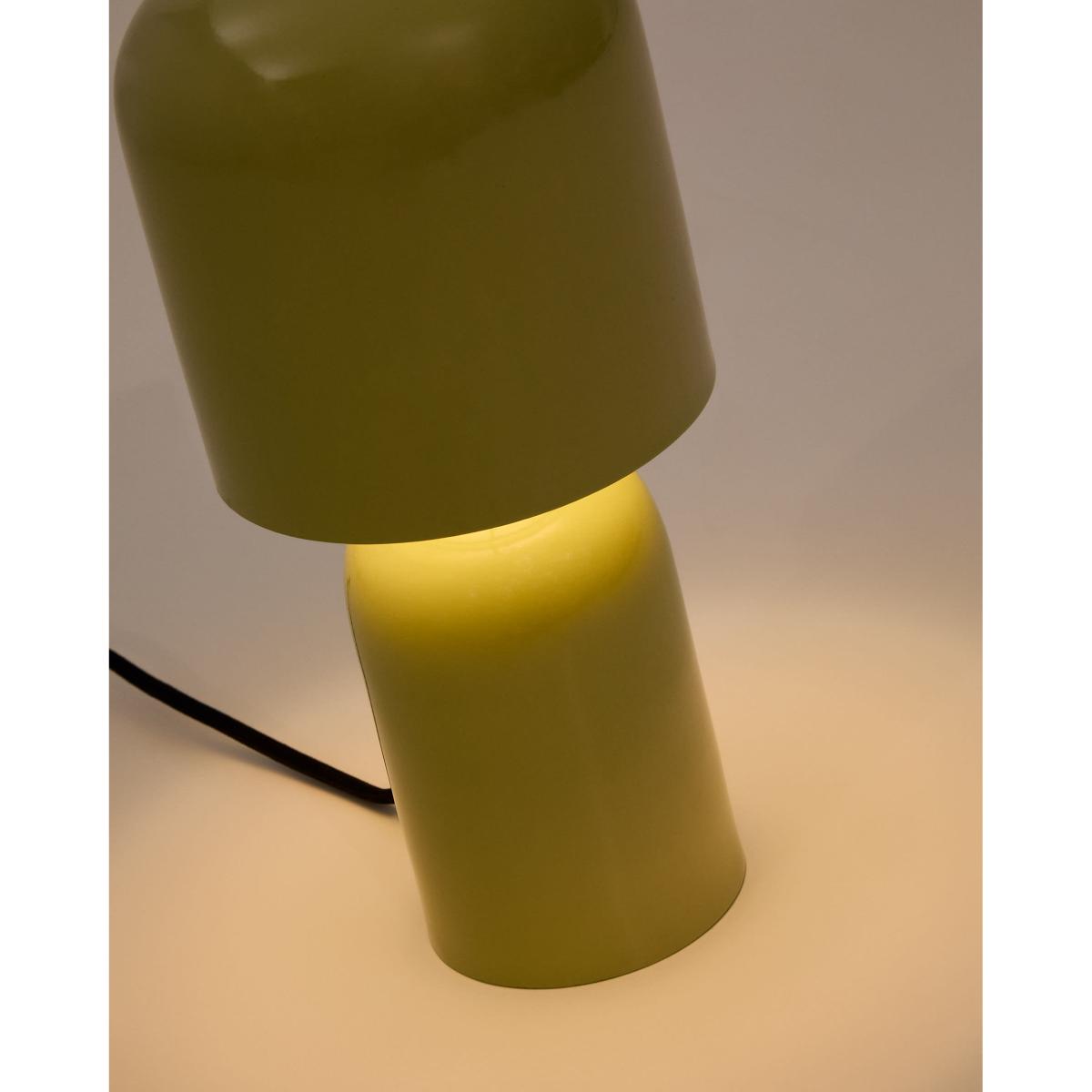Monze table lamp in light green painted metal – image 3