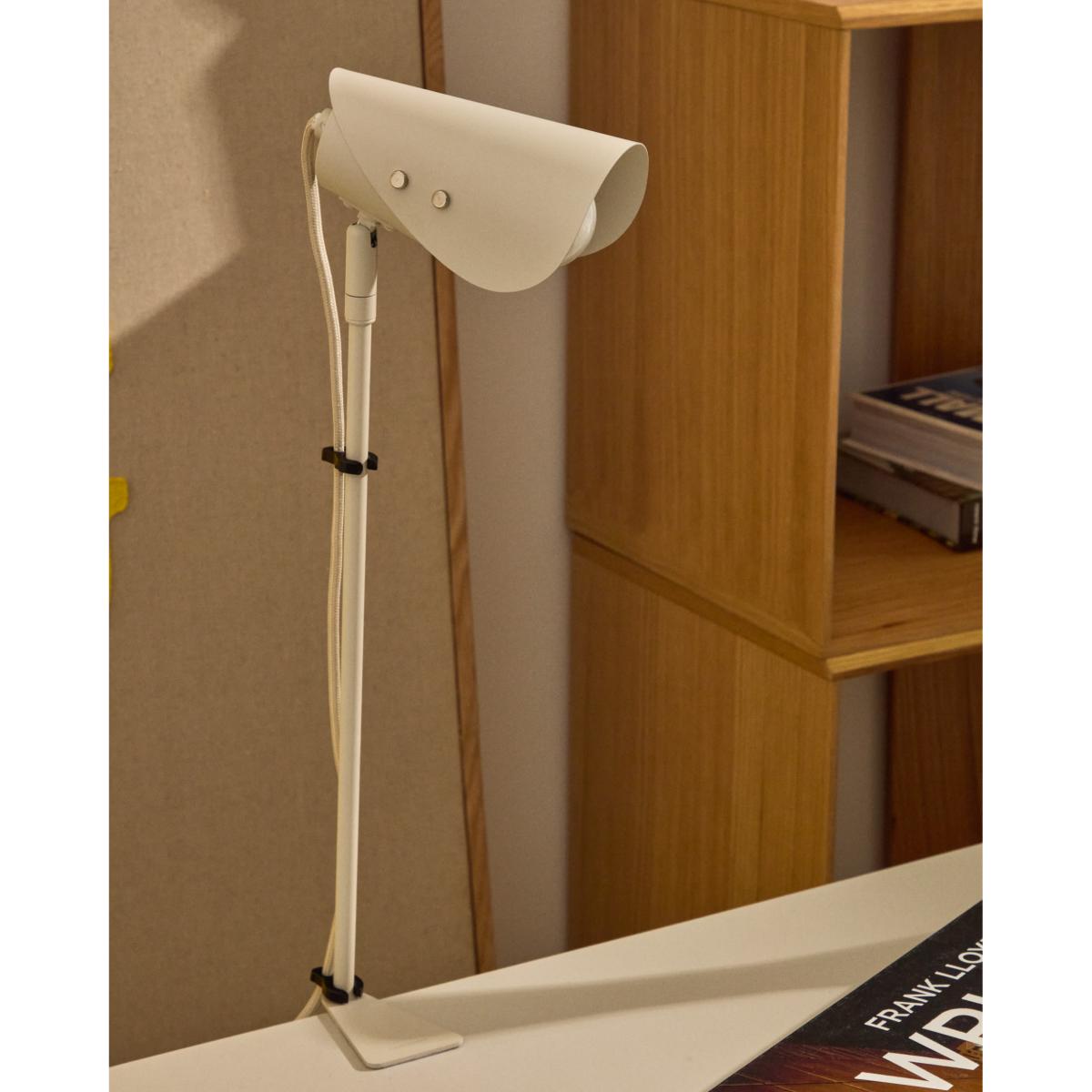 Jula desk lamp with clamp in grey metal – image 2