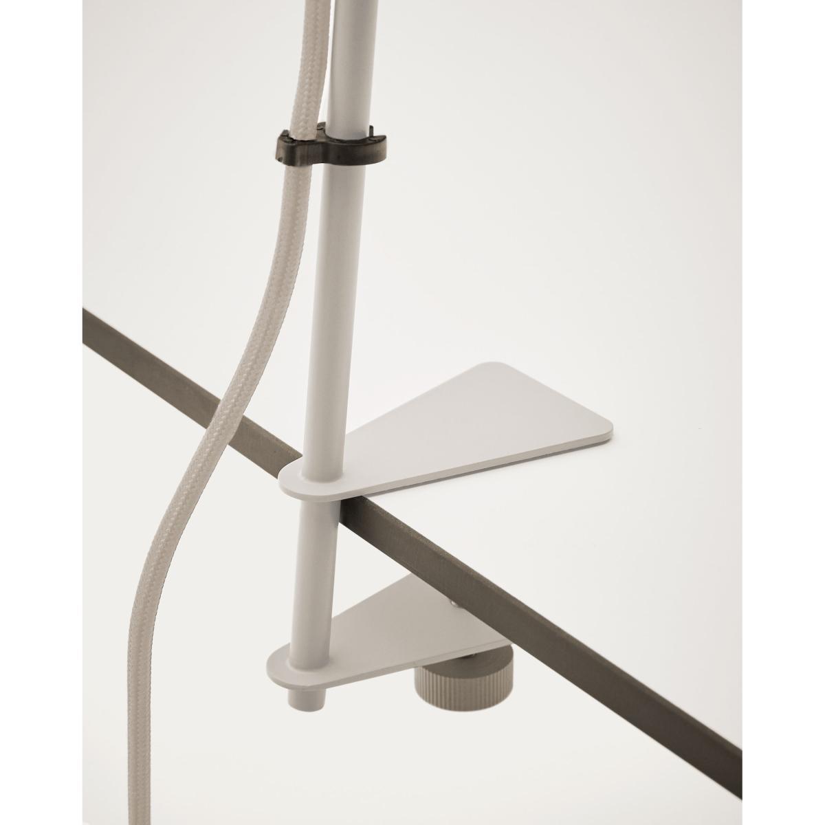 Jula desk lamp with clamp in grey metal – image 6