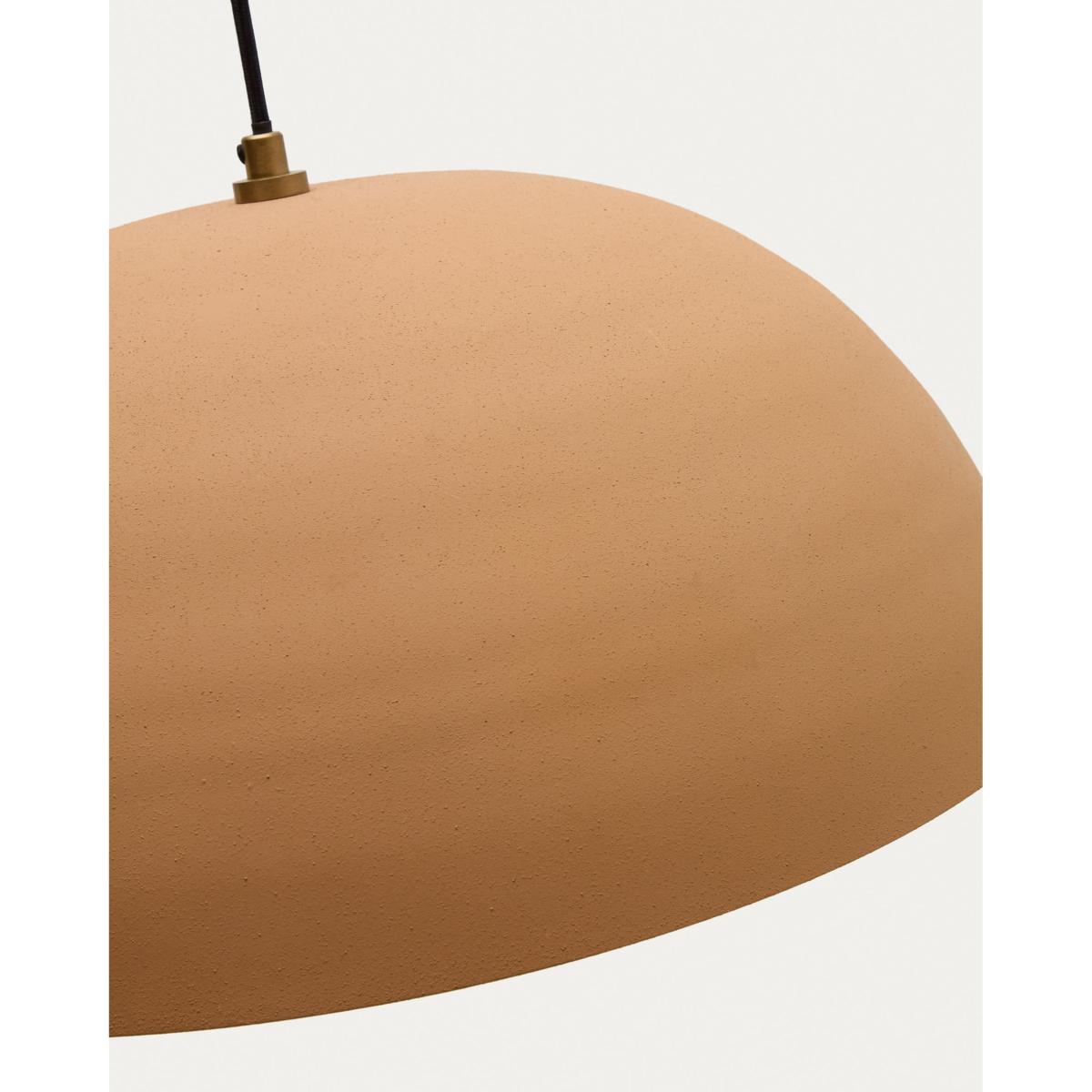 Nibla ceiling lamp in terracotta-effect metal Ø46cm – image 2
