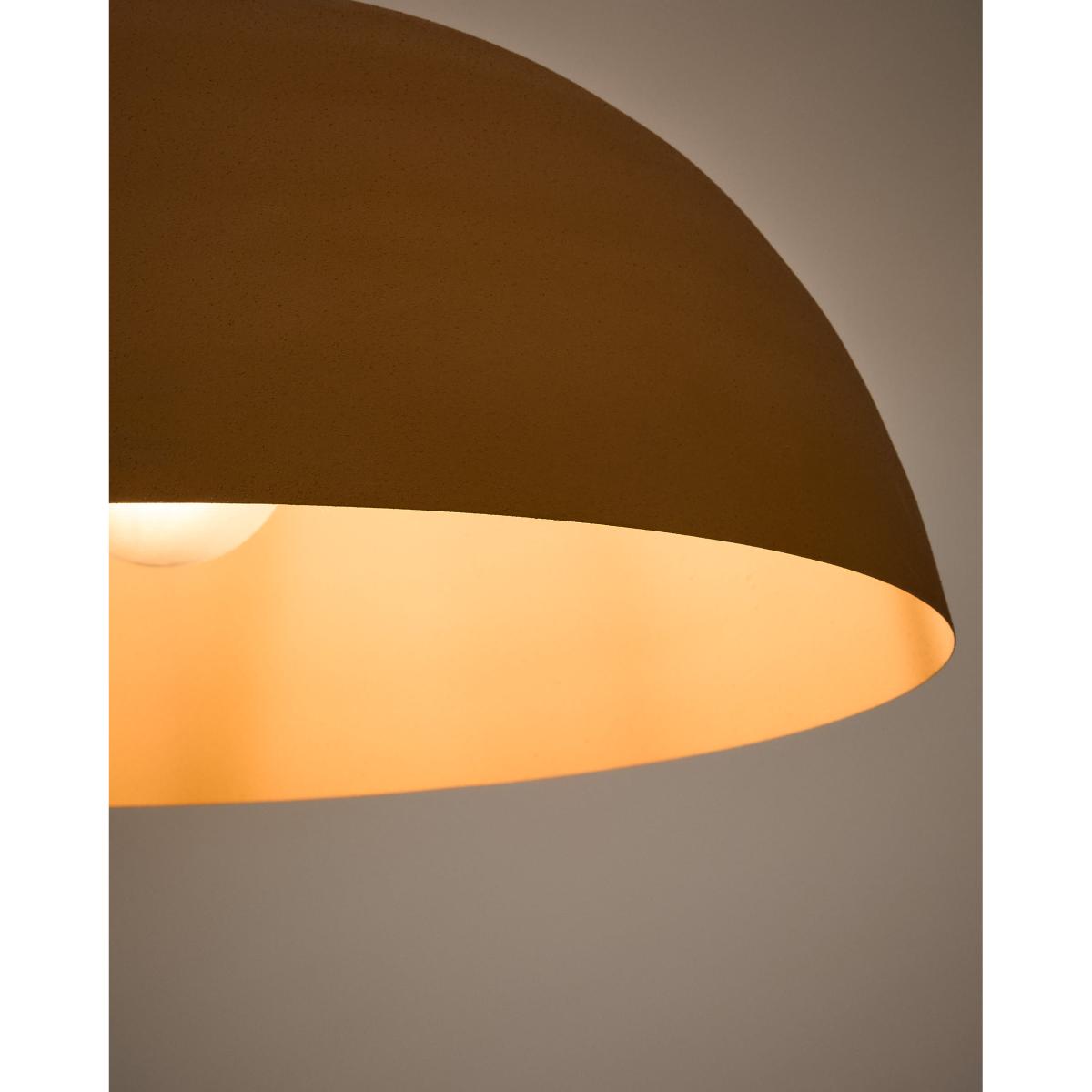 Nibla ceiling lamp in terracotta-effect metal Ø46cm – image 3