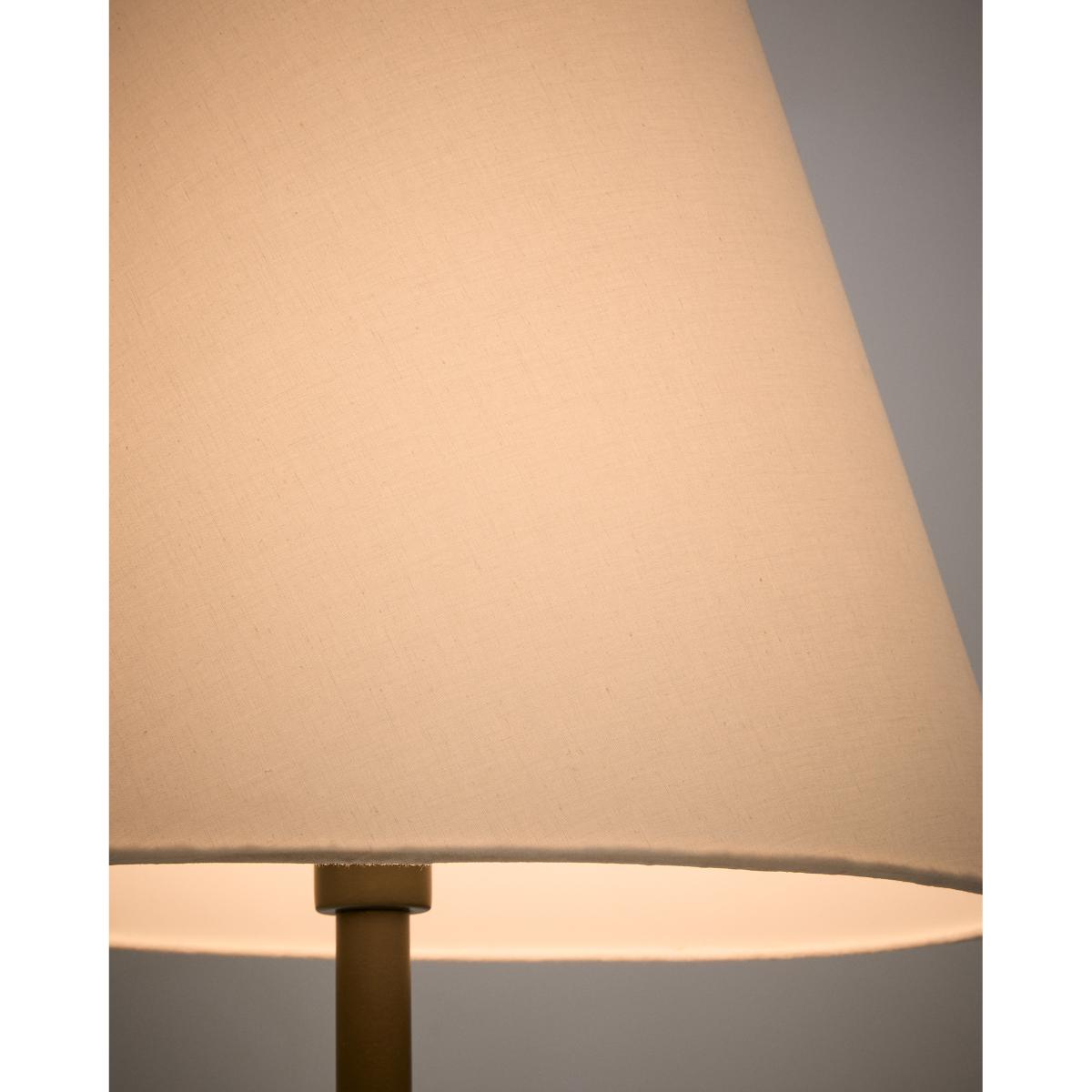 Navat floor lamp with a metal base in a green painted finish – image 3