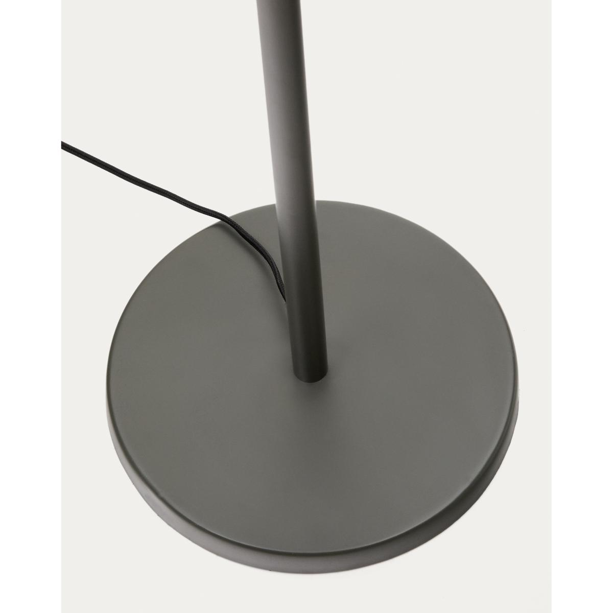 Navat floor lamp with a metal base in a green painted finish – image 6