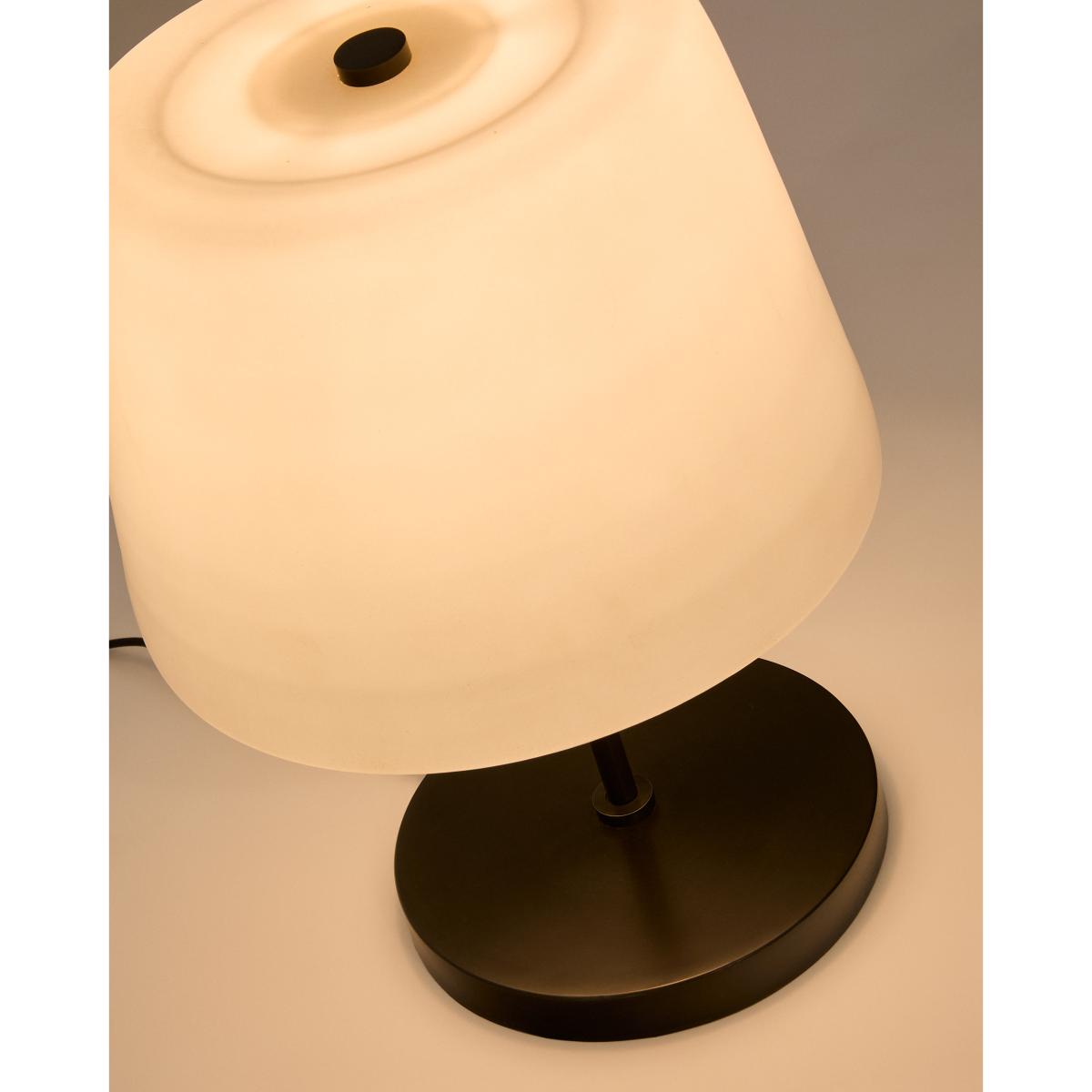 Nefar table lamp made of glazed glass and zinc – image 2
