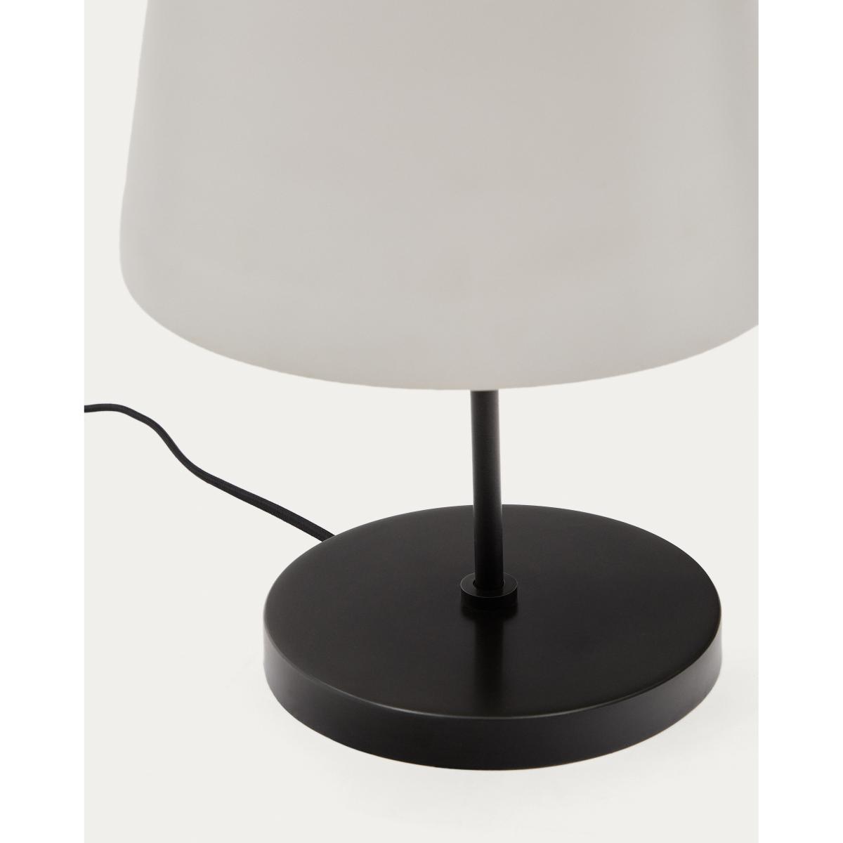 Nefar table lamp made of glazed glass and zinc – image 3