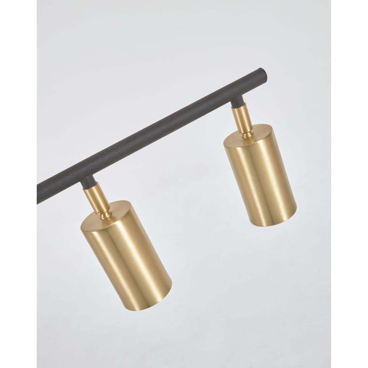 Mirela ceiling lamp in metal with brass and black finish – image 6