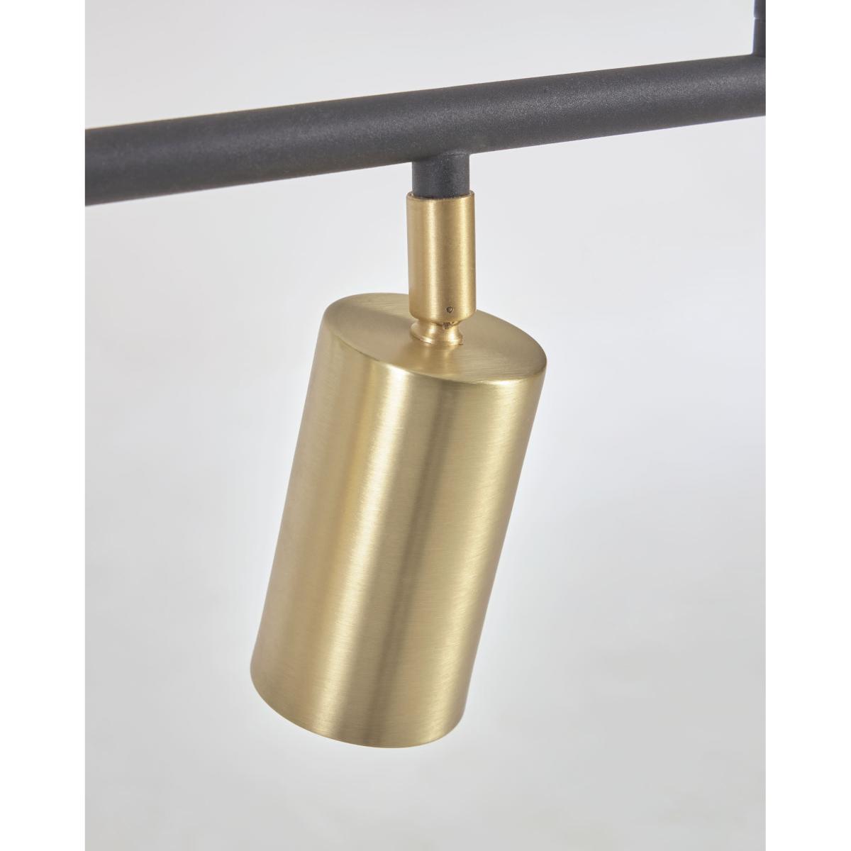 Mirela ceiling lamp in metal with brass and black finish – image 7