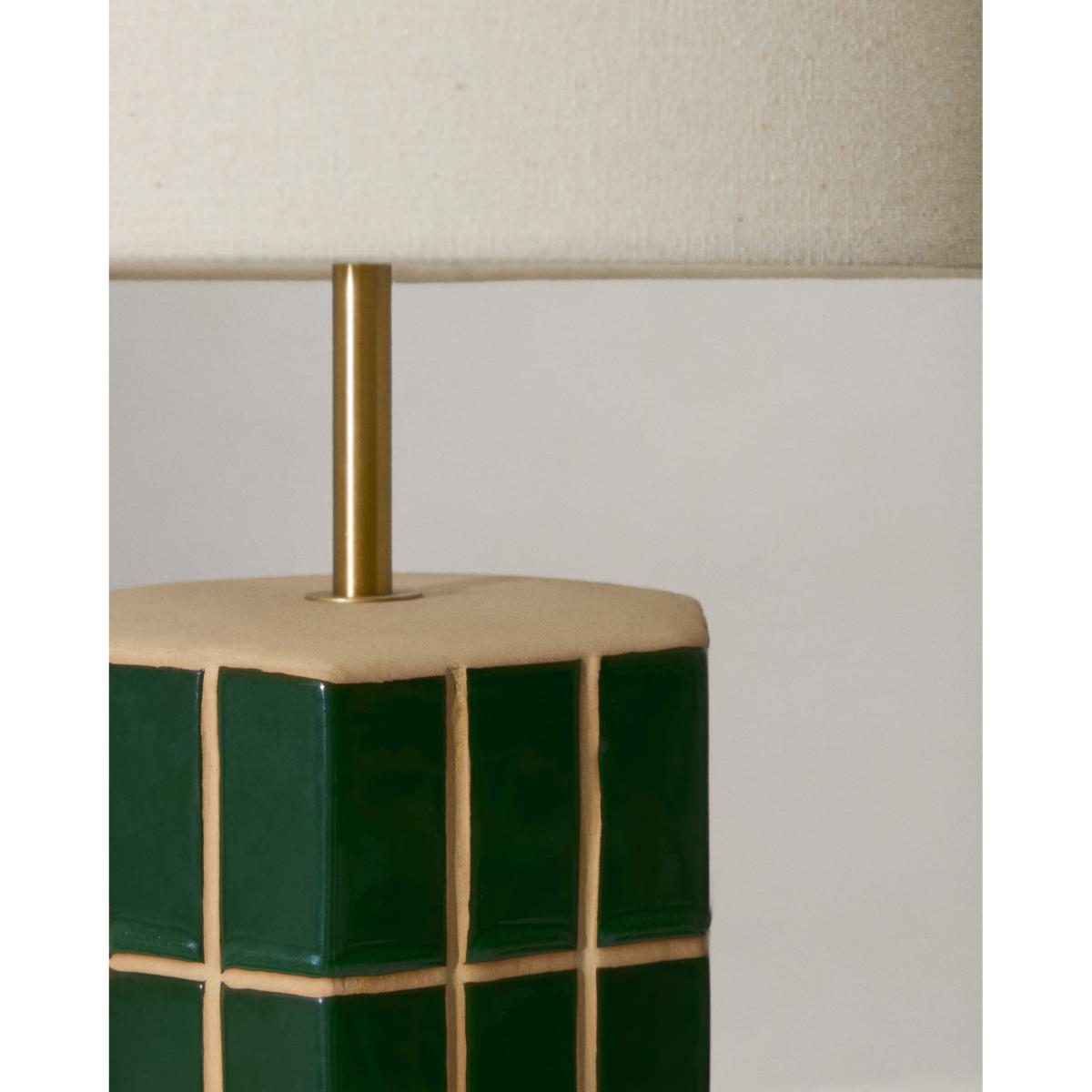 Rue green ceramic table lamp – image 4