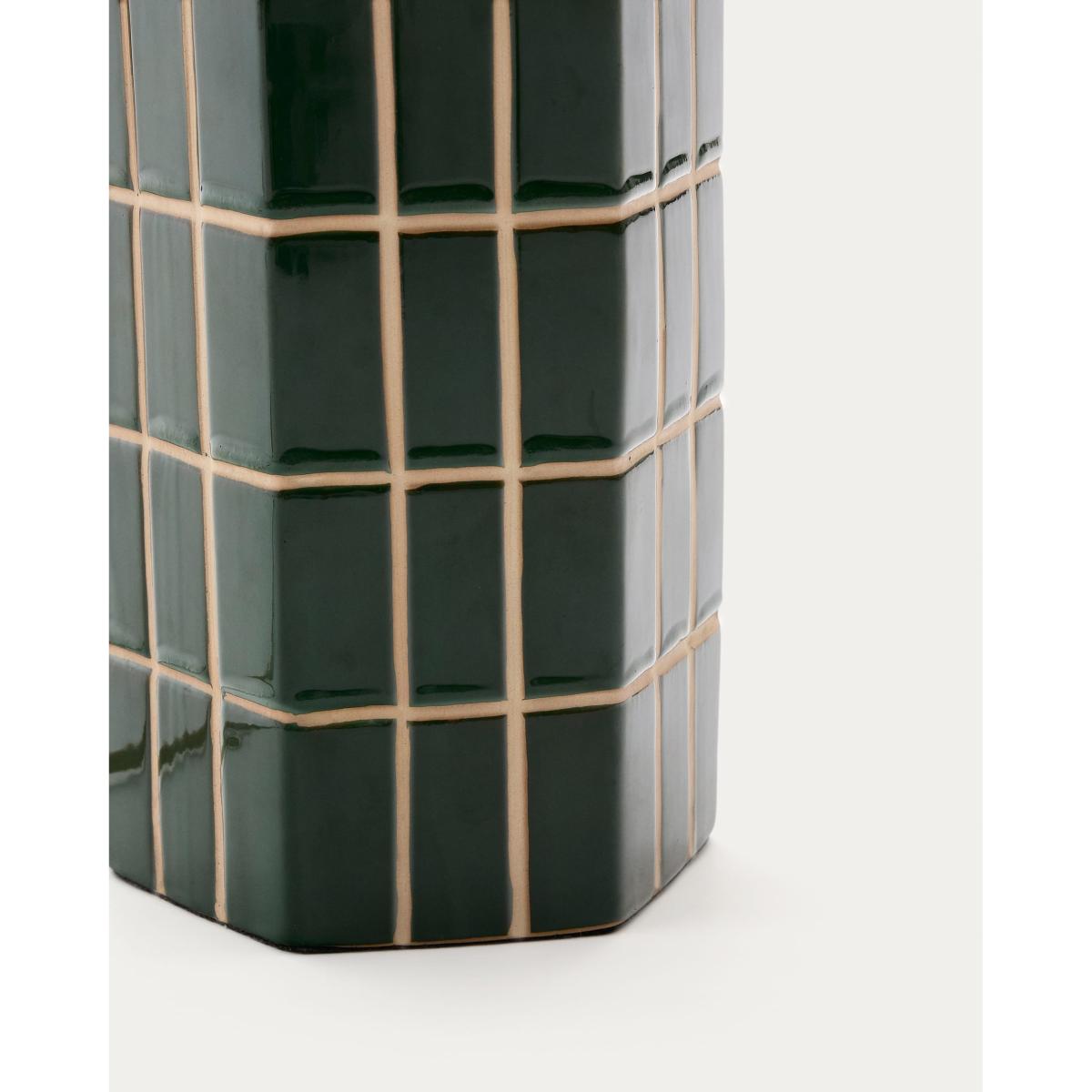 Rue green ceramic table lamp – image 7