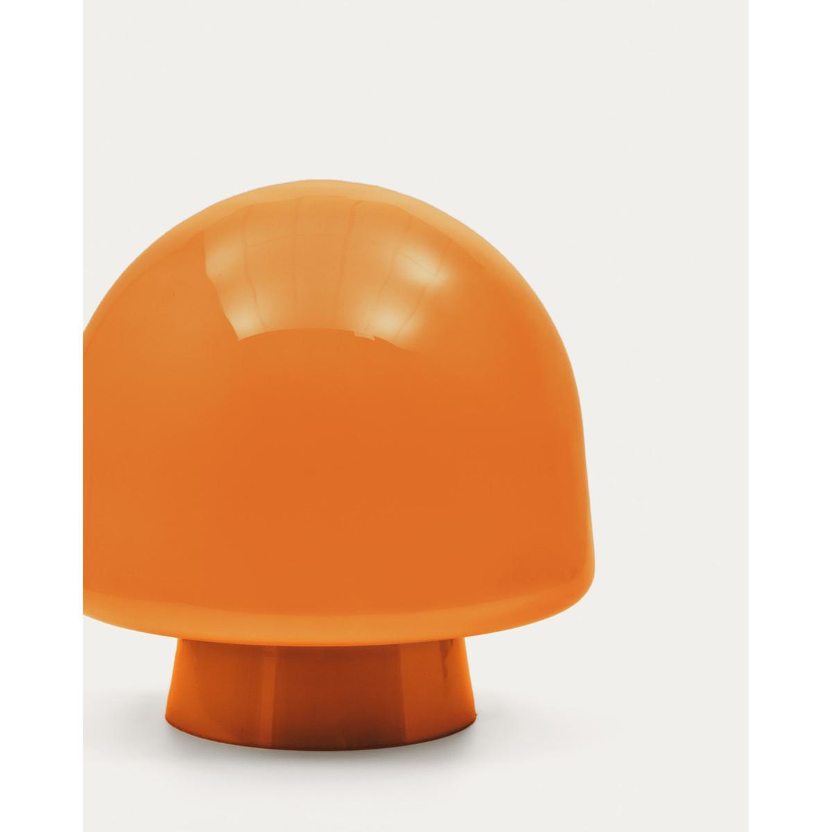 Reig orange glass table lamp – image 3