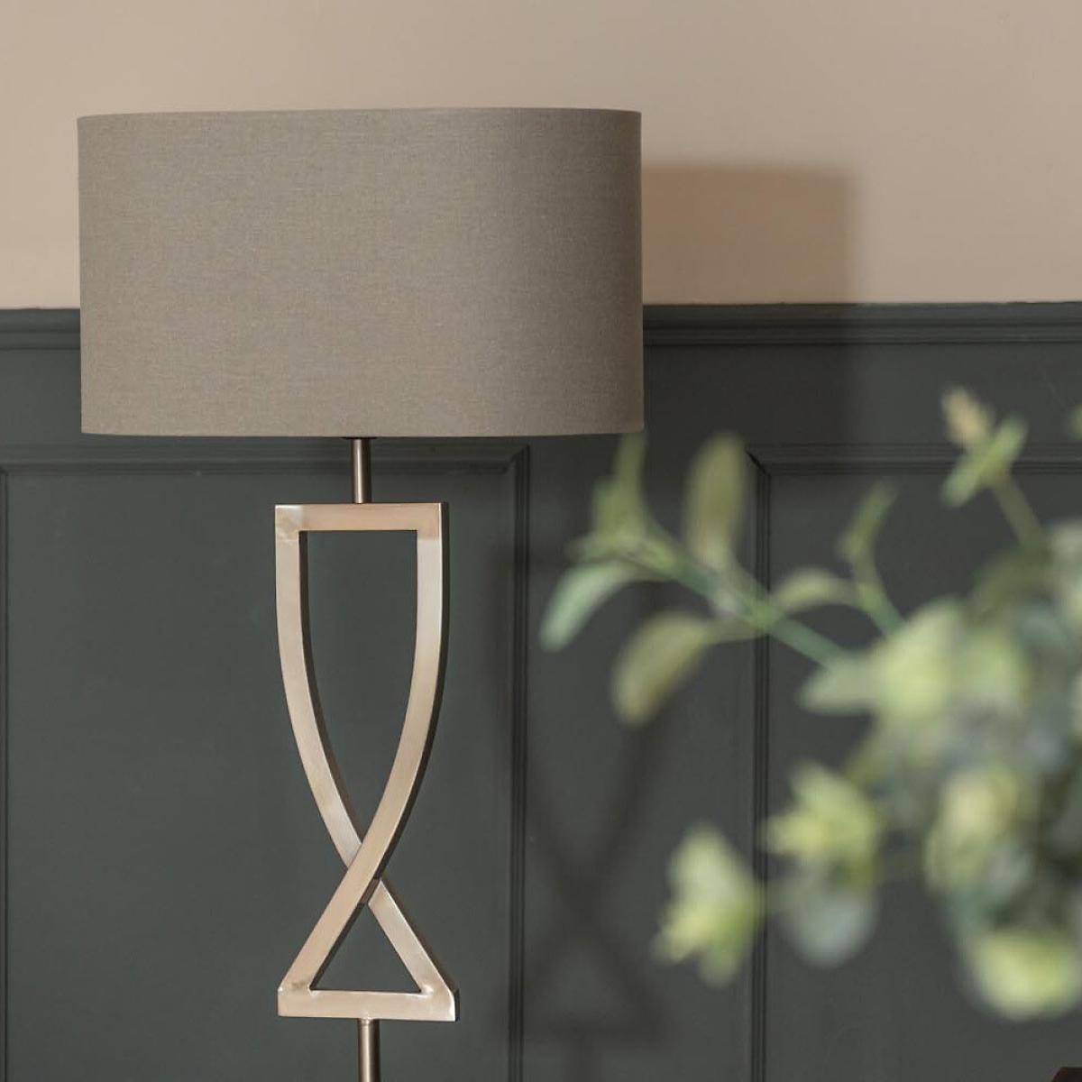 Brushed Chrome Floor Lamp – image 2