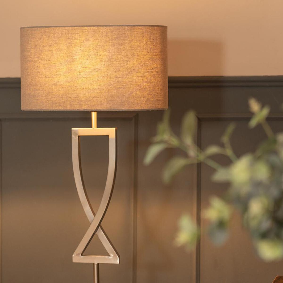 Brushed Chrome Floor Lamp – image 4