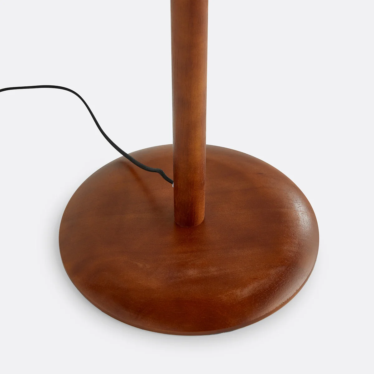 Vintela Rubberwood & Linen Floor Lamp – image 6