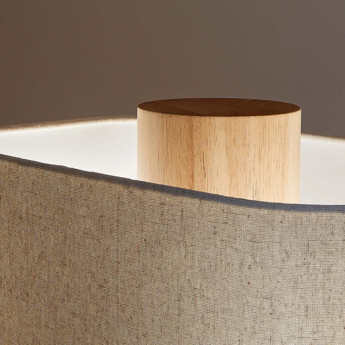 Floor Lamp in Oak and Linen Dryade – image 3