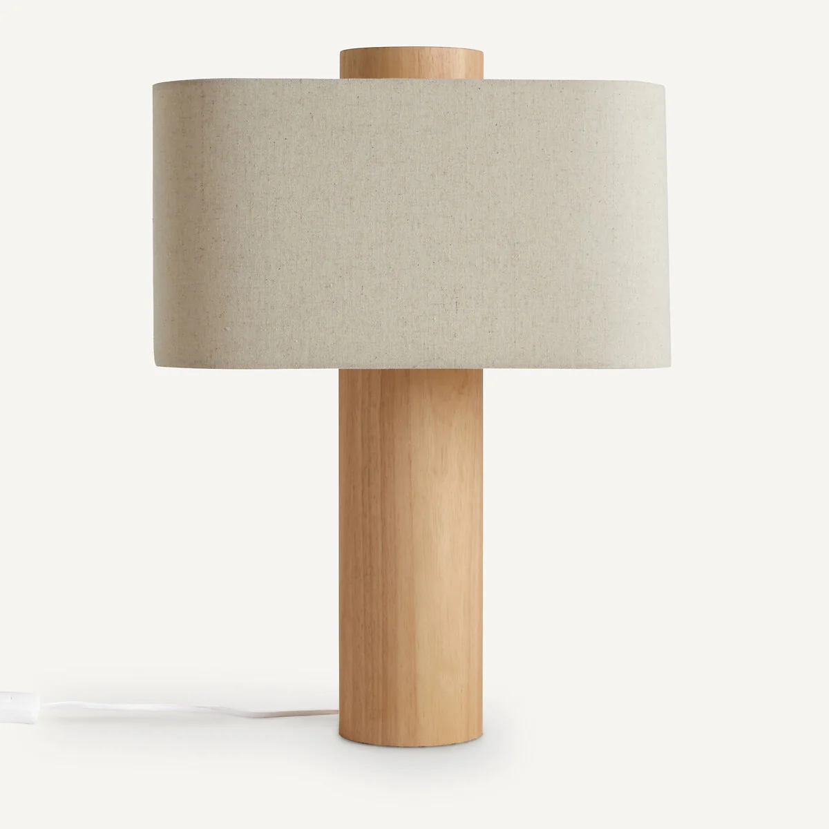 Floor Lamp in Oak and Linen Dryade – image 5