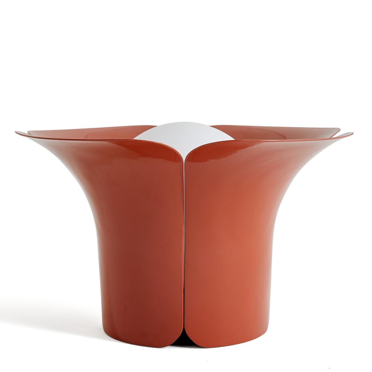 Tessen Metal & Opaline Glass Tulip Table Lamp – image 2