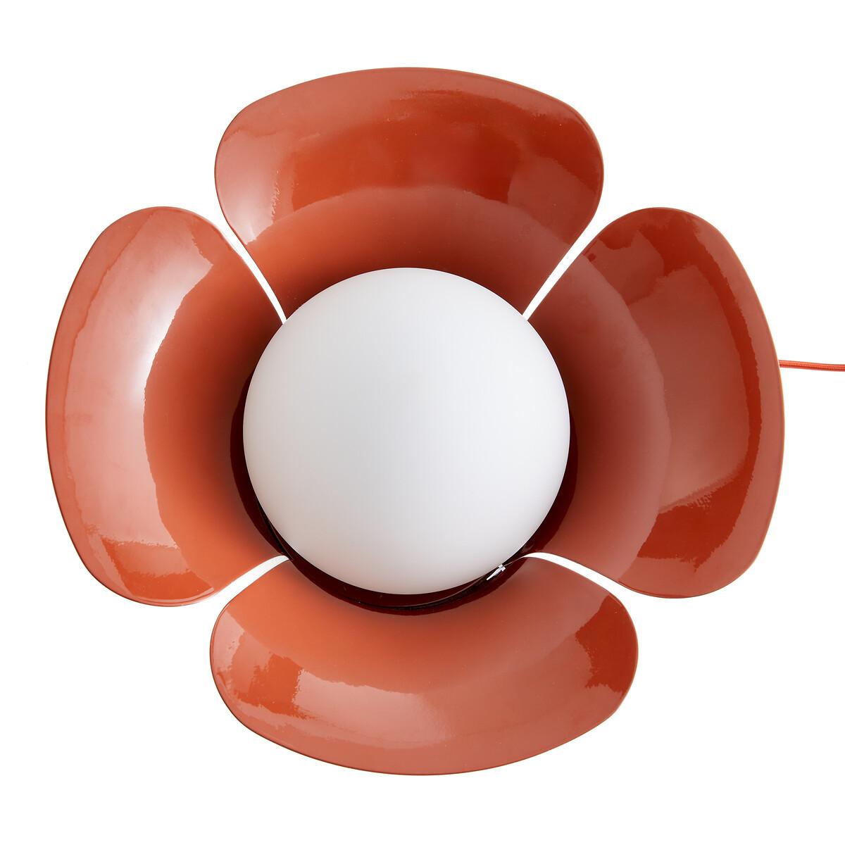 Tessen Metal & Opaline Glass Tulip Table Lamp – image 5