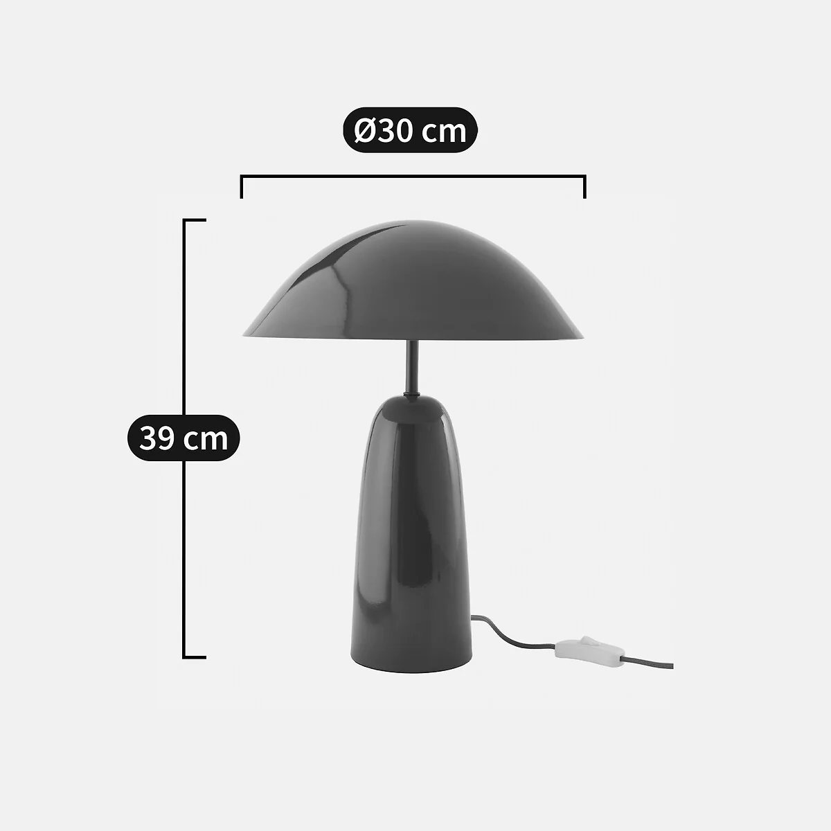 Merro Iron Mushroom Table Lamp – image 9