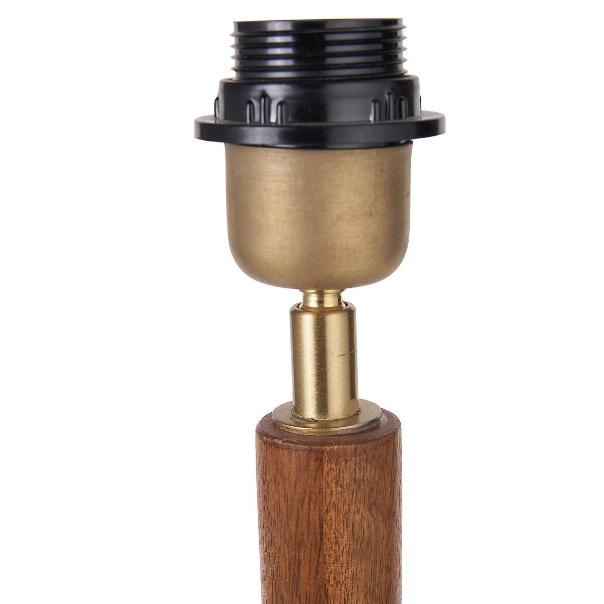 Mango Wood Tall Neck Table Lamp Base – image 3