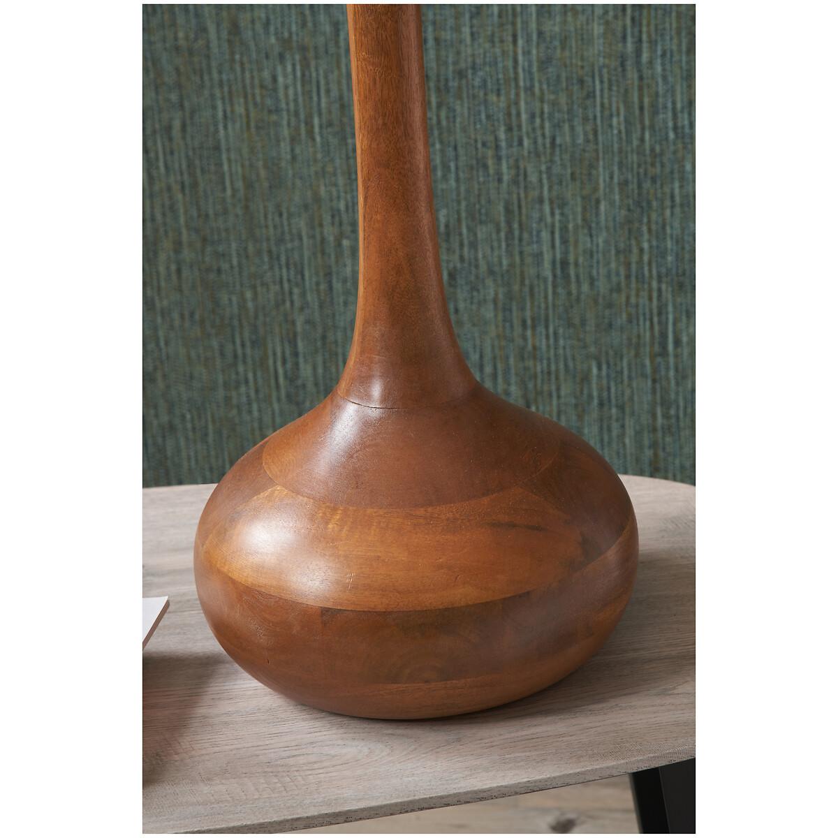 Mango Wood Tall Neck Table Lamp Base – image 4