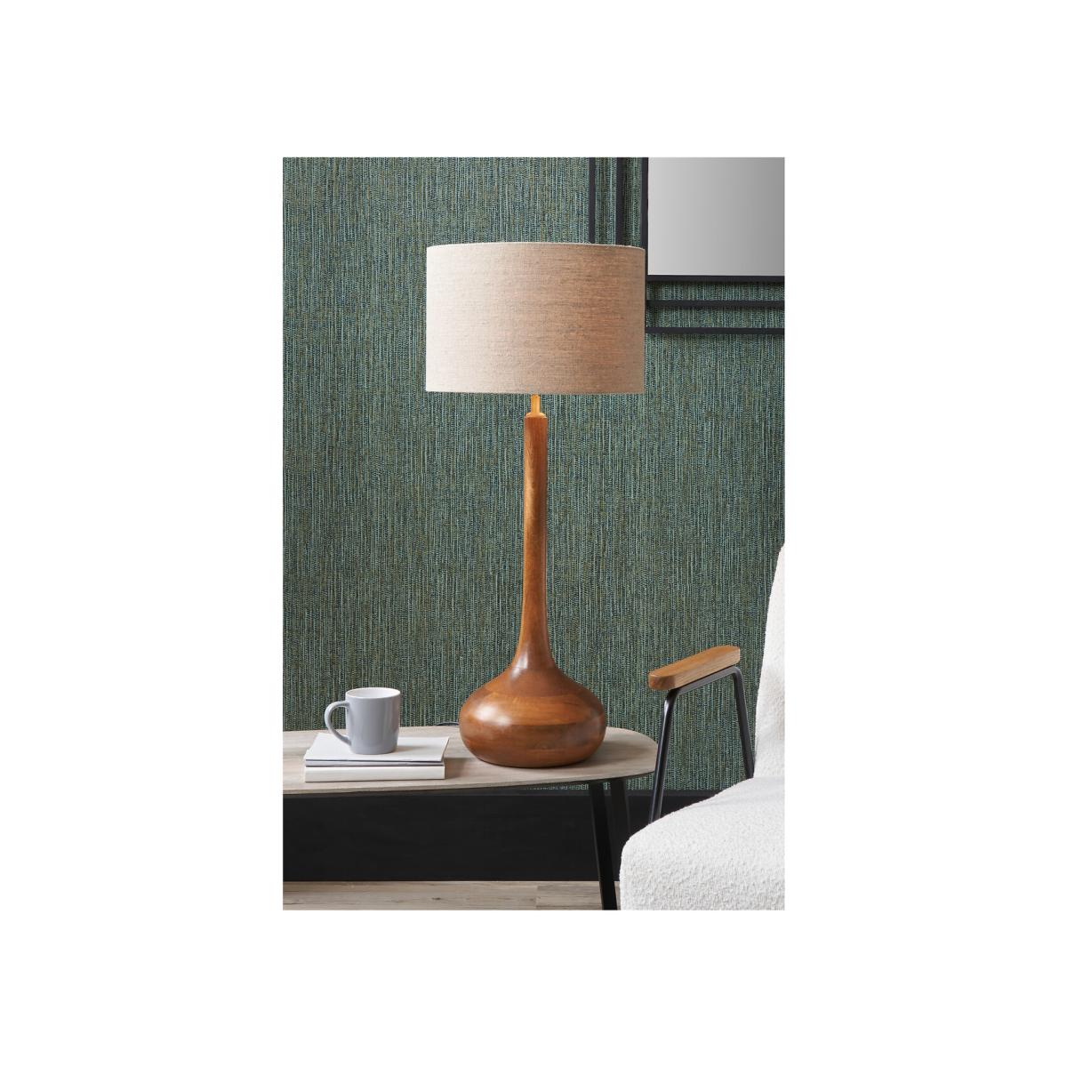 Mango Wood Tall Neck Table Lamp Base – image 1