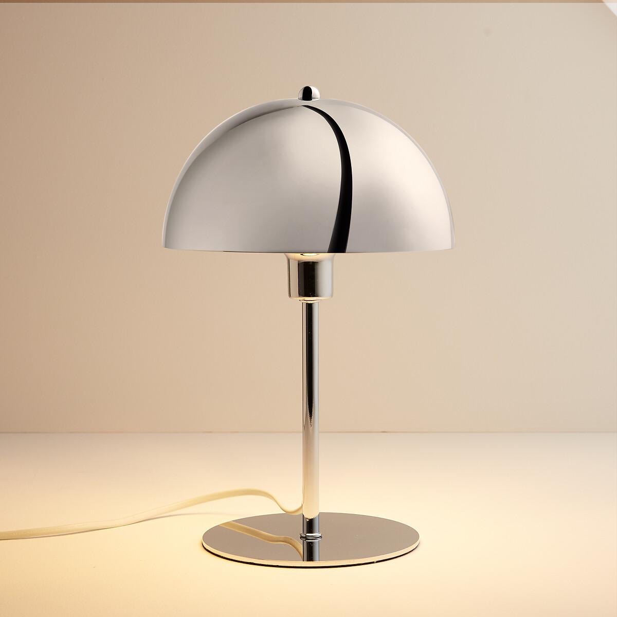 Mushroom Table Lamp in Chrome Metal Capi – image 2