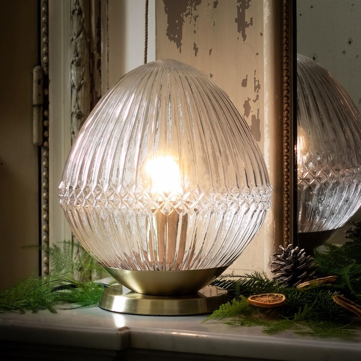Ari Ridged Glass Table Lamp – image 8