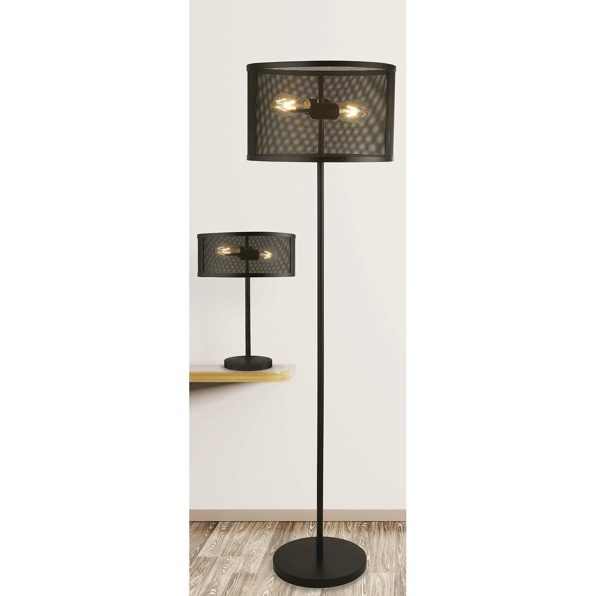 Matt Black Metal Table Lamp – image 2