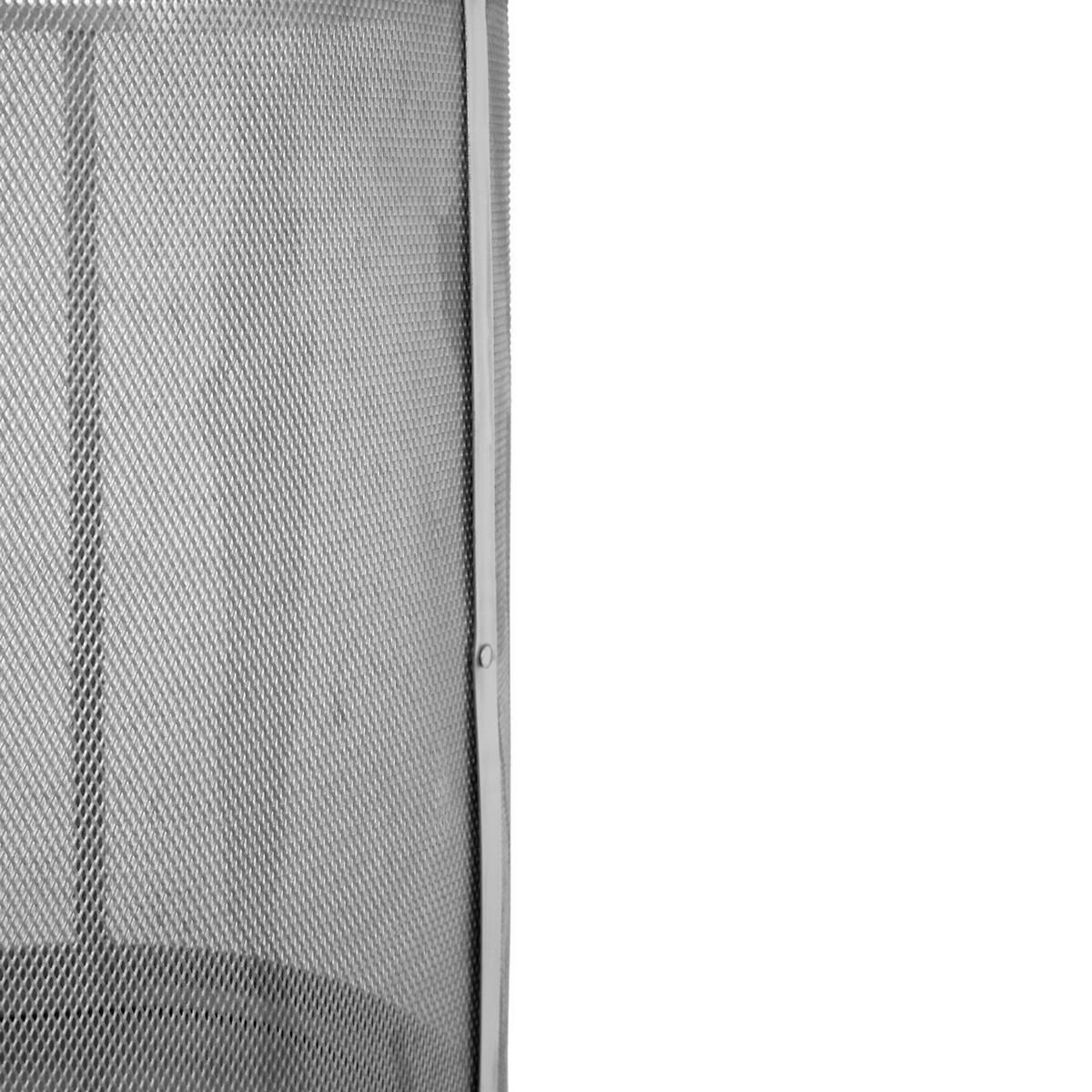 Industrial Silver with Mesh Cage Floor Lamp – image 3