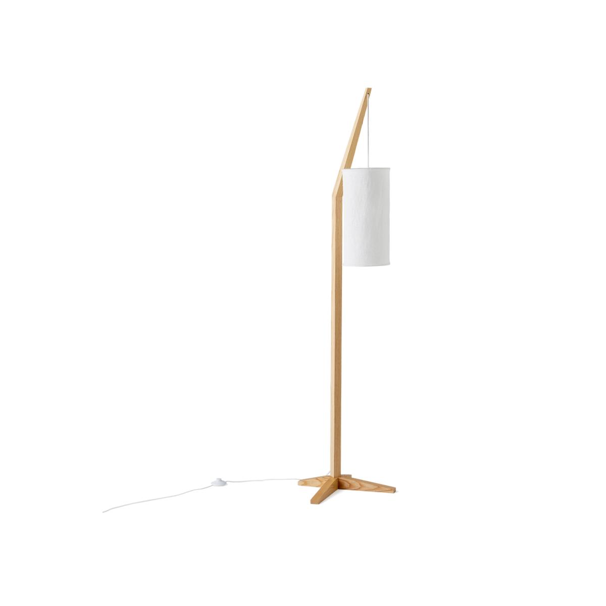 Setto Ash & Linen Floor Lamp – image 1